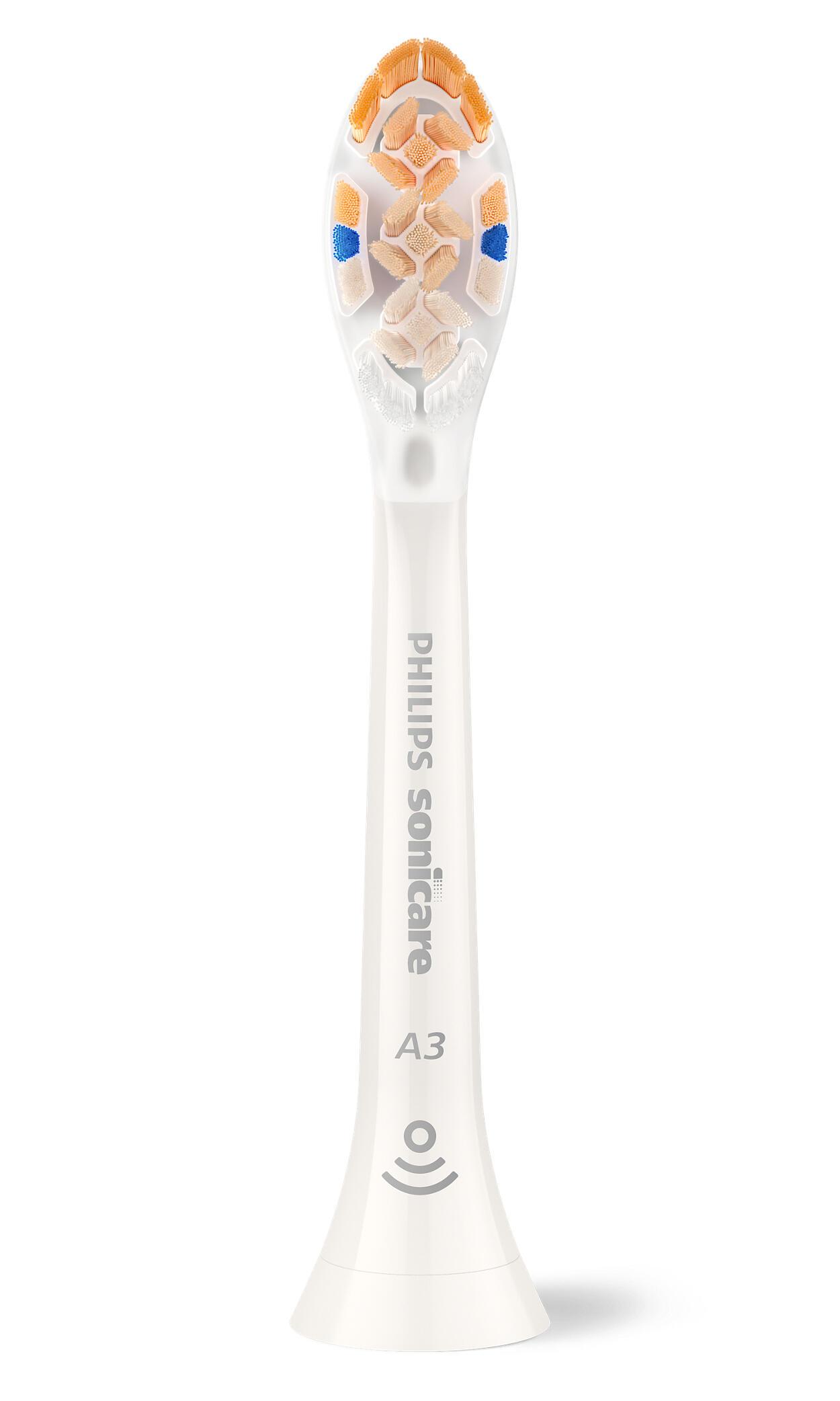 Philips Spazzolino da denti collegabile Sonicare A3 Premium All-in-one / HX9092/87 Bianco Doppelpack