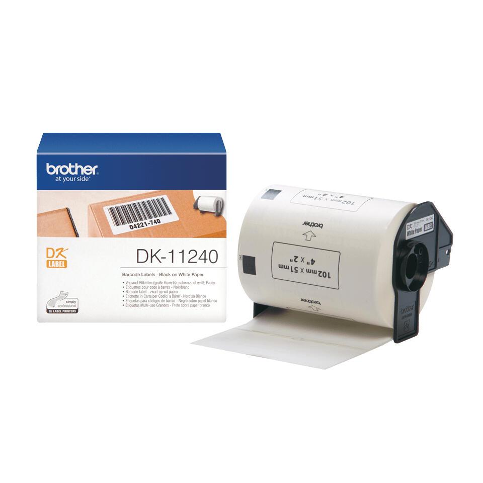 Brother Etiqueta DK-11240 / DK11240 Blanco