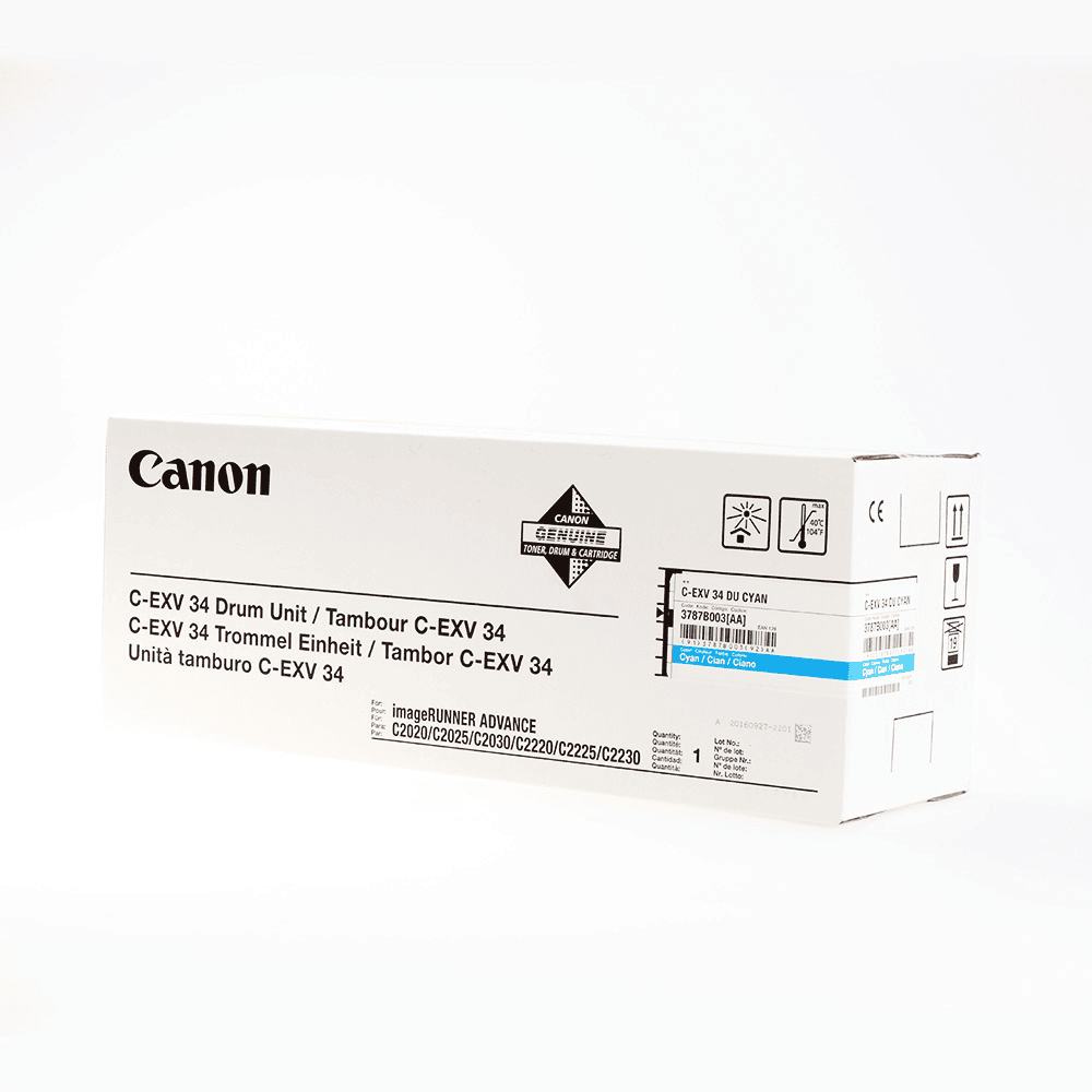 Canon Trommeleinheit C-EXV34 / 3787B003 Cyan (3787B003/3787B003AA)