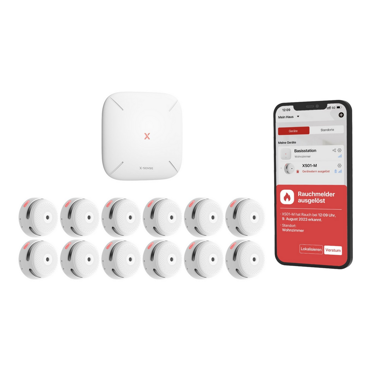 X-Sense Rauchmelder FS121 / ZASXS00107WEU Weiß Multipack