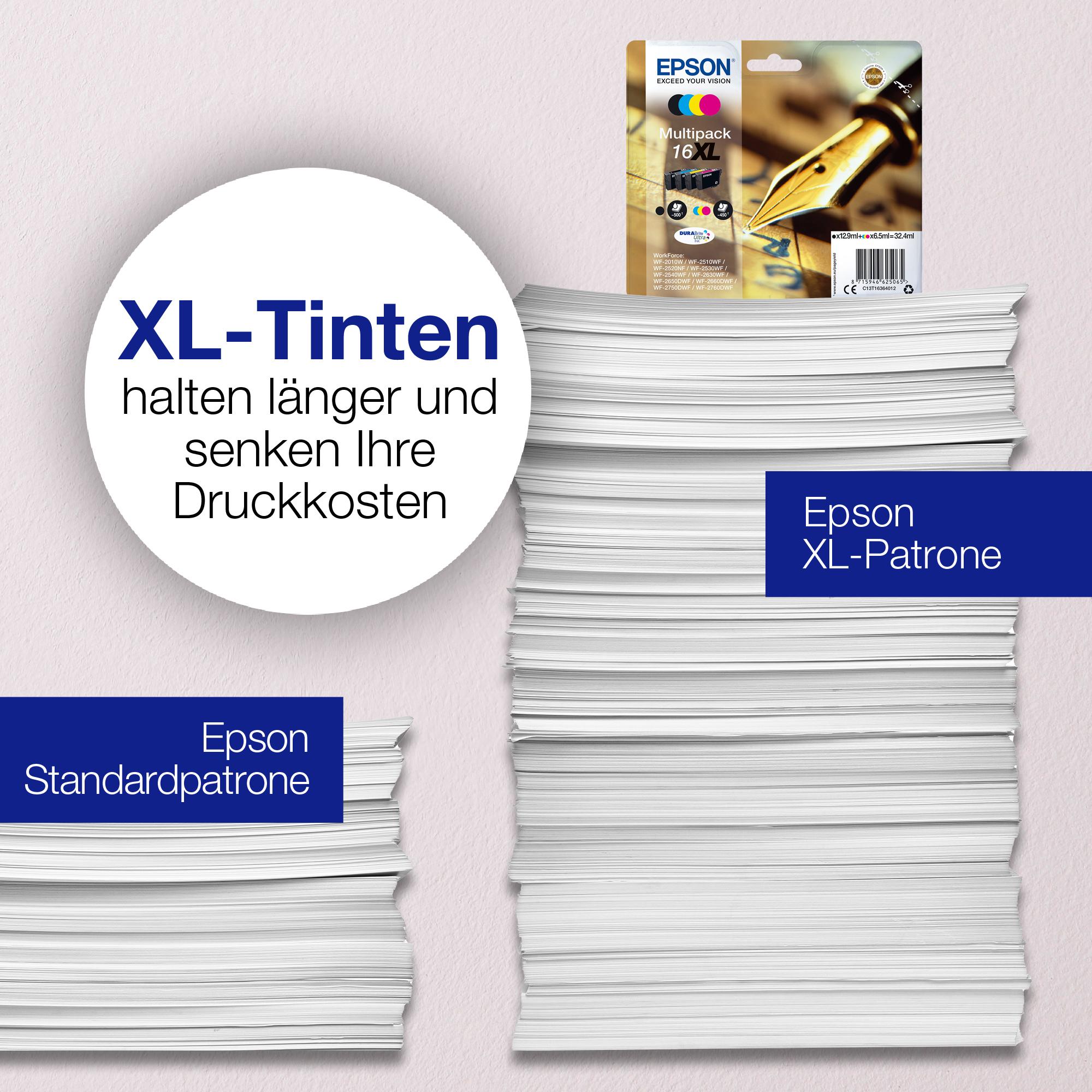 Epson Ink 16 / C13T16264012 BK,C,M,Y Multipack