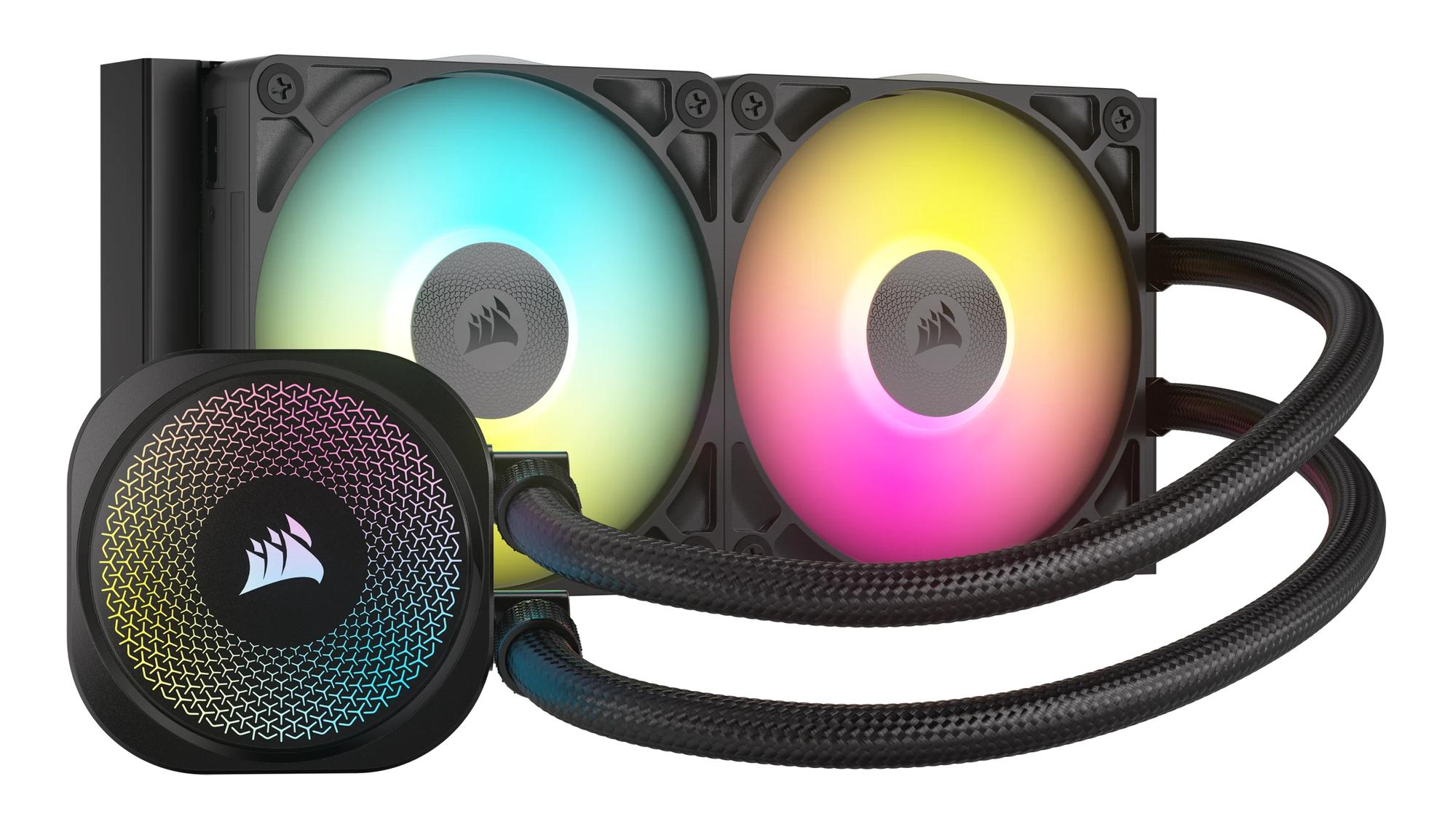 Corsair Refrigeración por agua iCUE LINK TITAN 240 RX RGB AIO / CW-9061016-WW Negro L