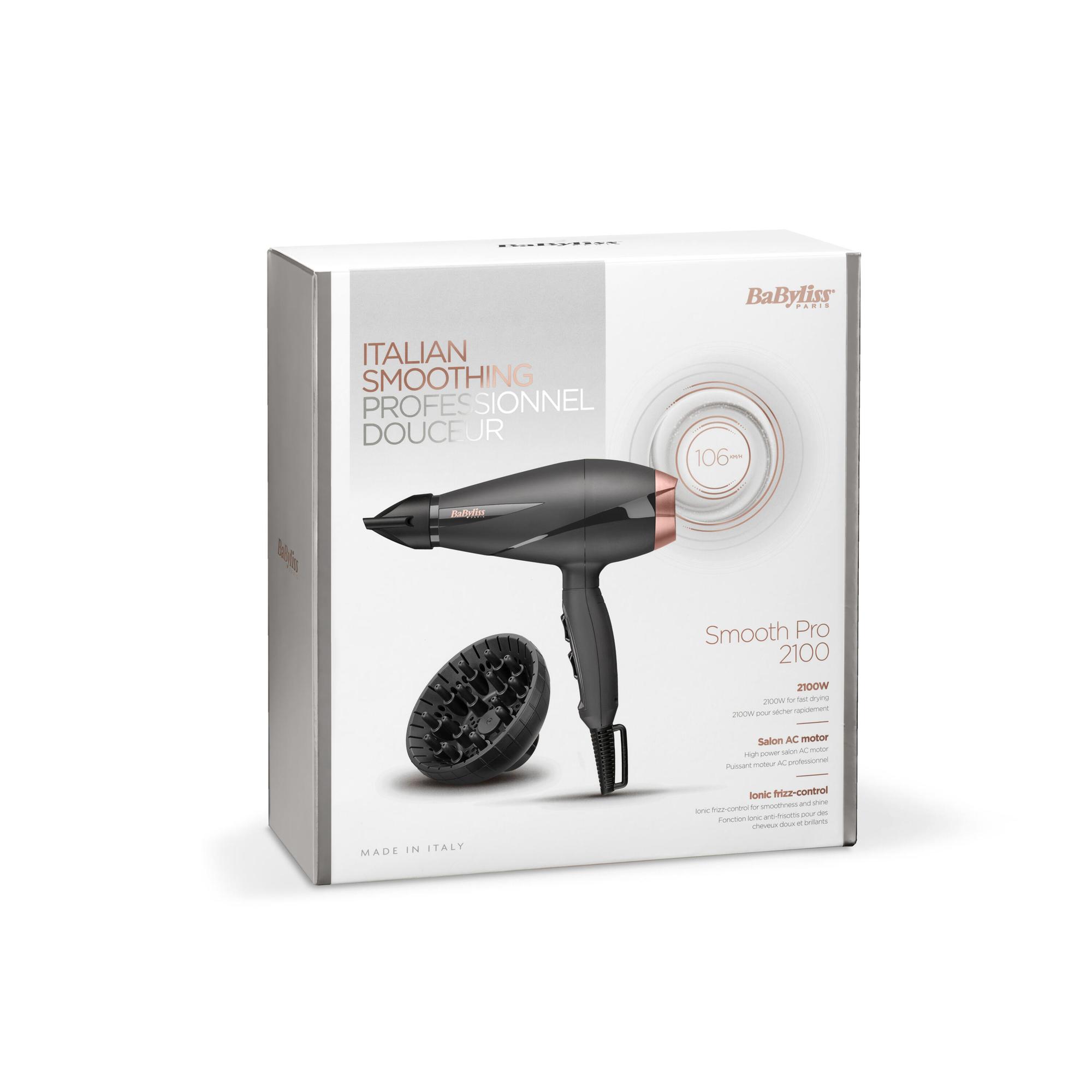 BaByliss Haartrockner 6709DE / 6709DE Schwarz, Rosa-Goldfarben