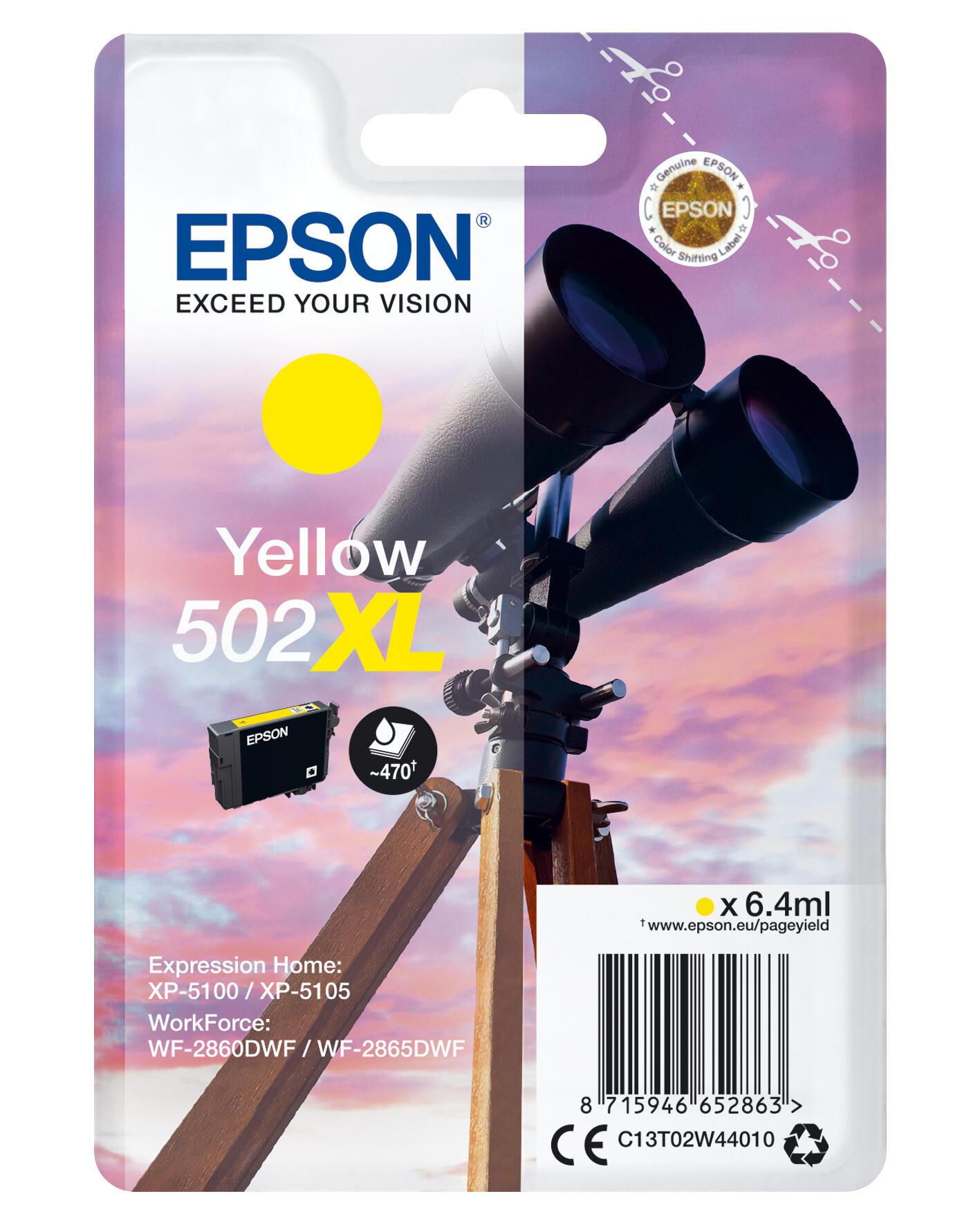 Epson Tinta 502XL / C13T02W44010 Amarillo Standard