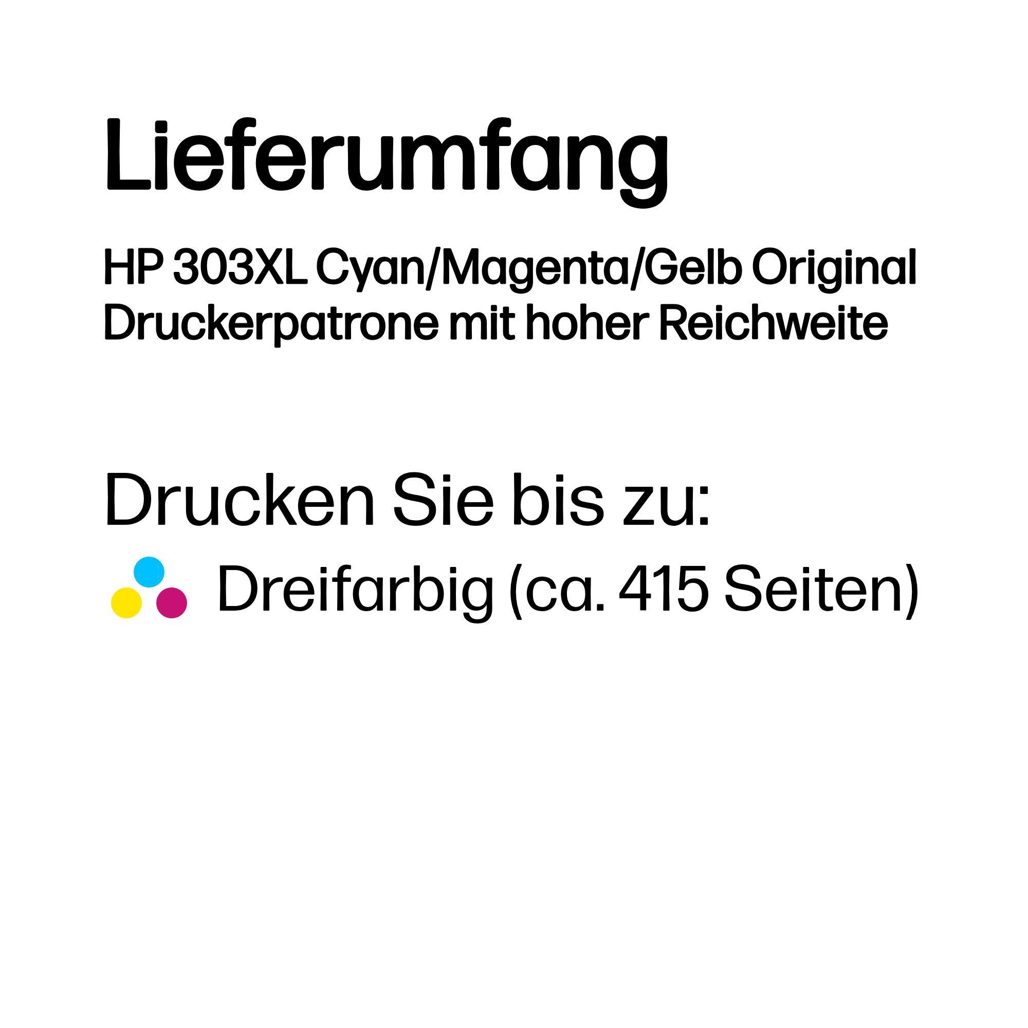 HP Ink 303XL / T6N03AE C,M,Y XL