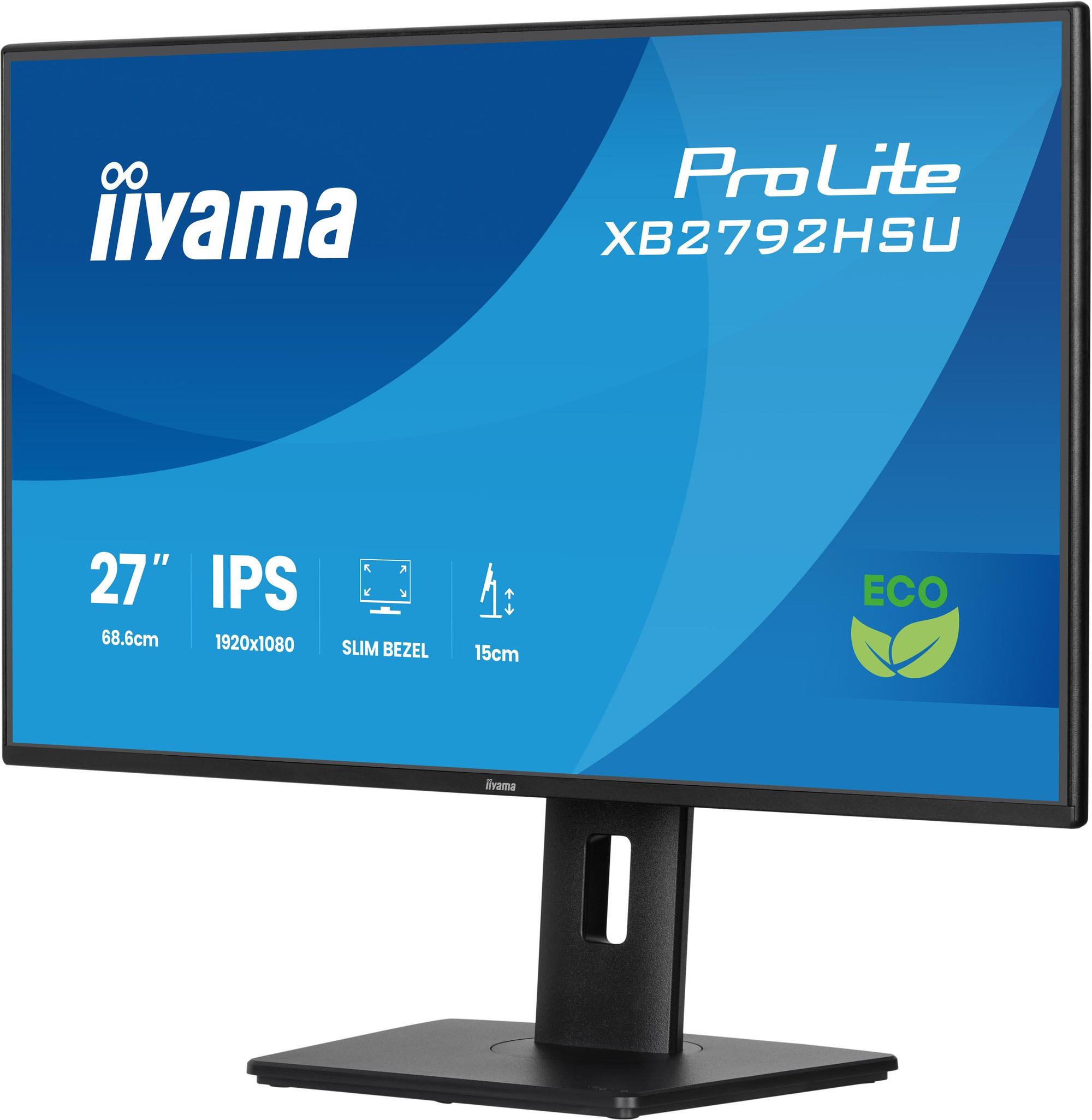 iiyama Monitor XB2792HSU-B1 / XB2792HSU-B1 Negro Standard 68,6 cm (27")