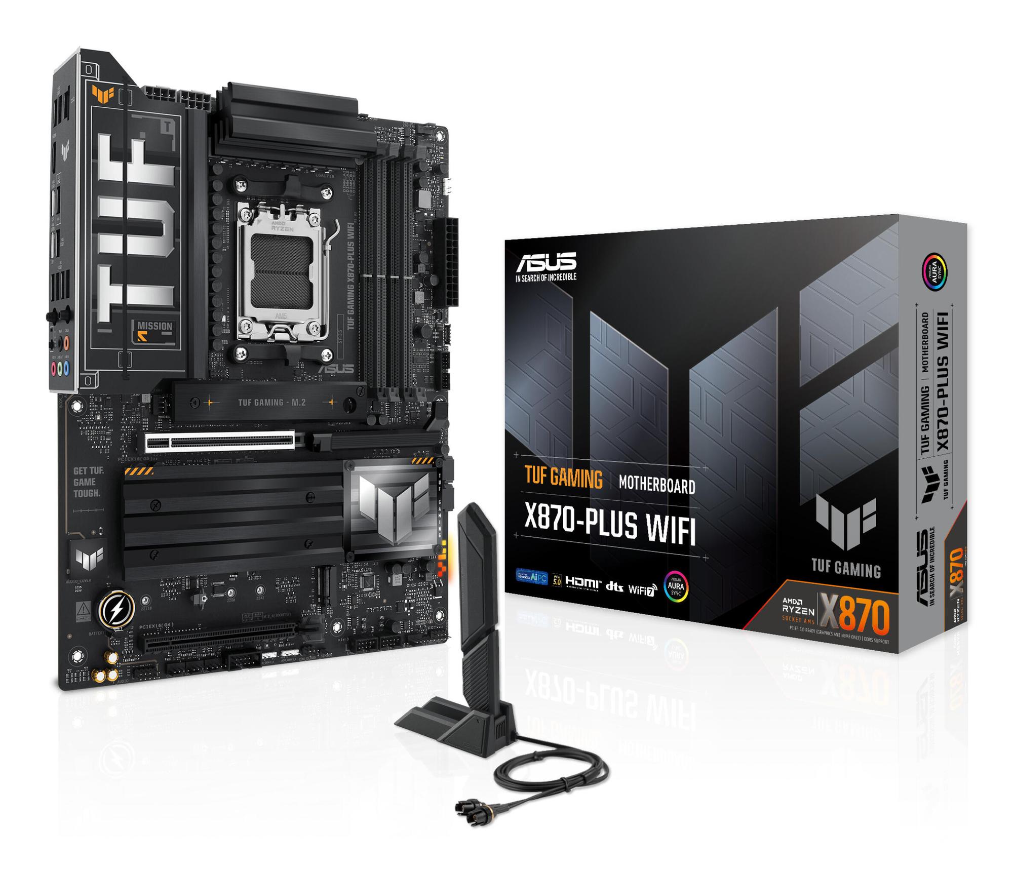 ASUS Mainboard TUF Gaming X870-Plus WiFi / 90MB1IU0-M0EAY0 Black