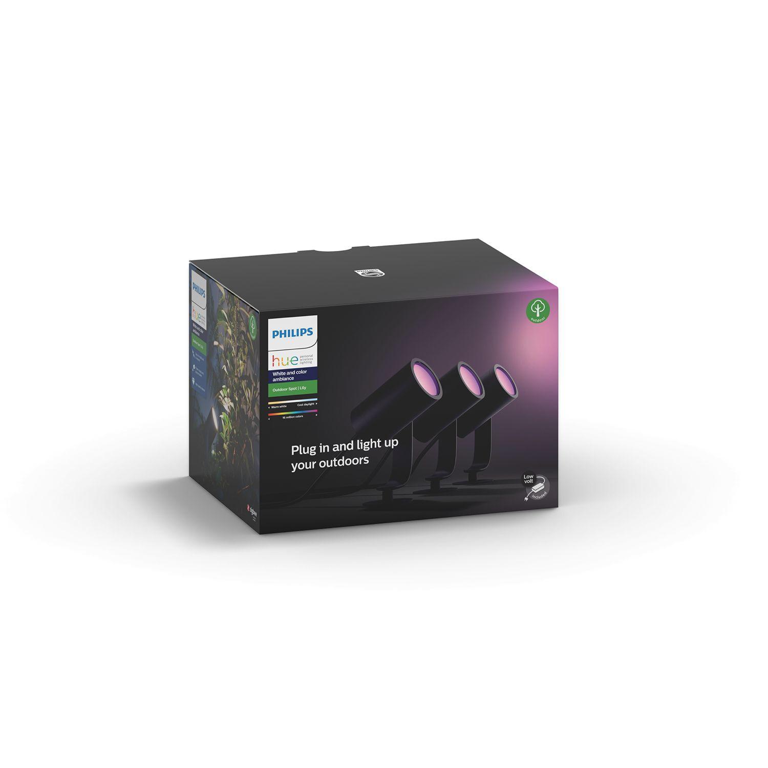 Philips Luminaria Hue Appear Basis / 1741430P7 Negro