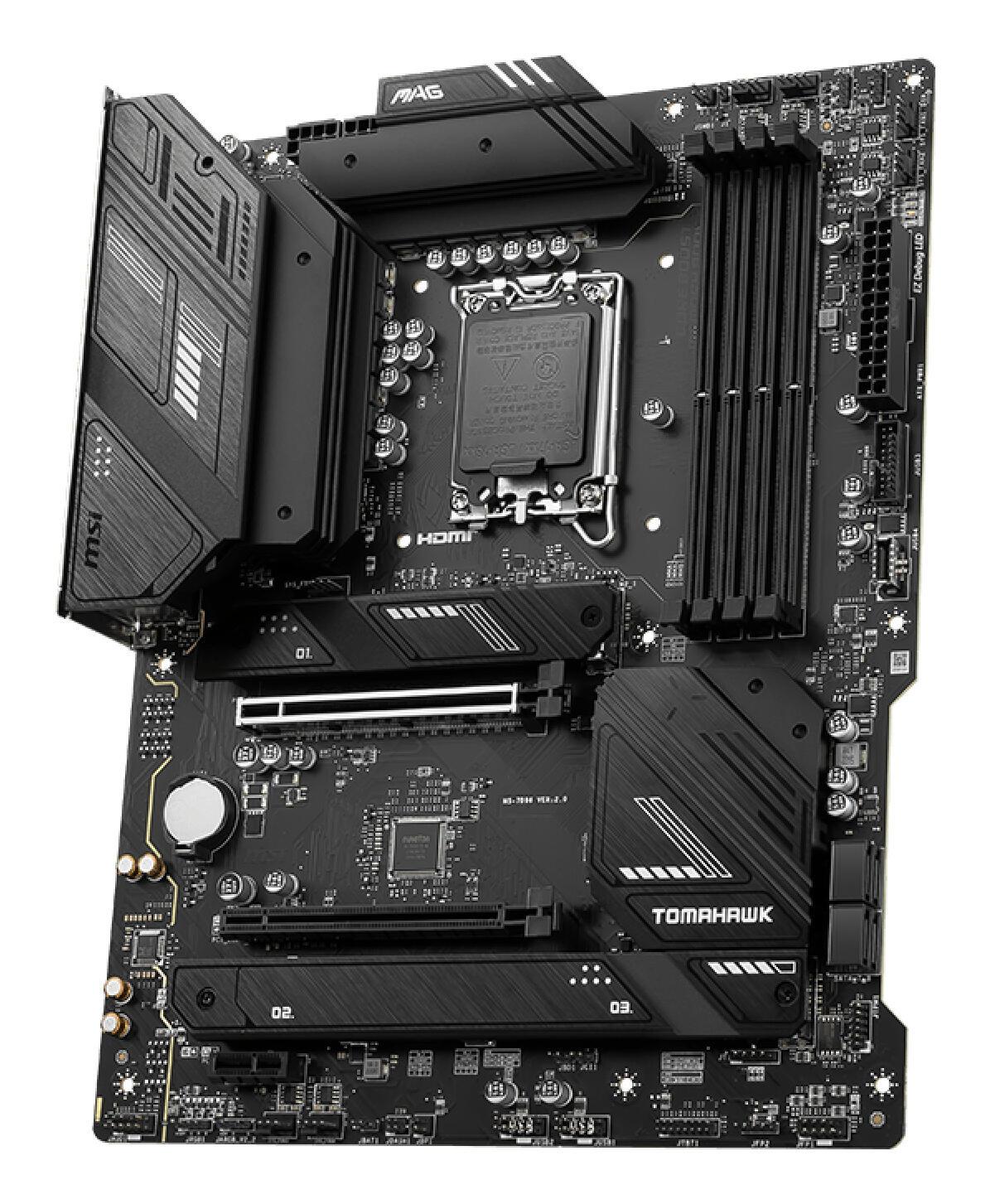 MSI Placa base MAG B760 TOMAHAWK WIFI / 7D96-003R Negro