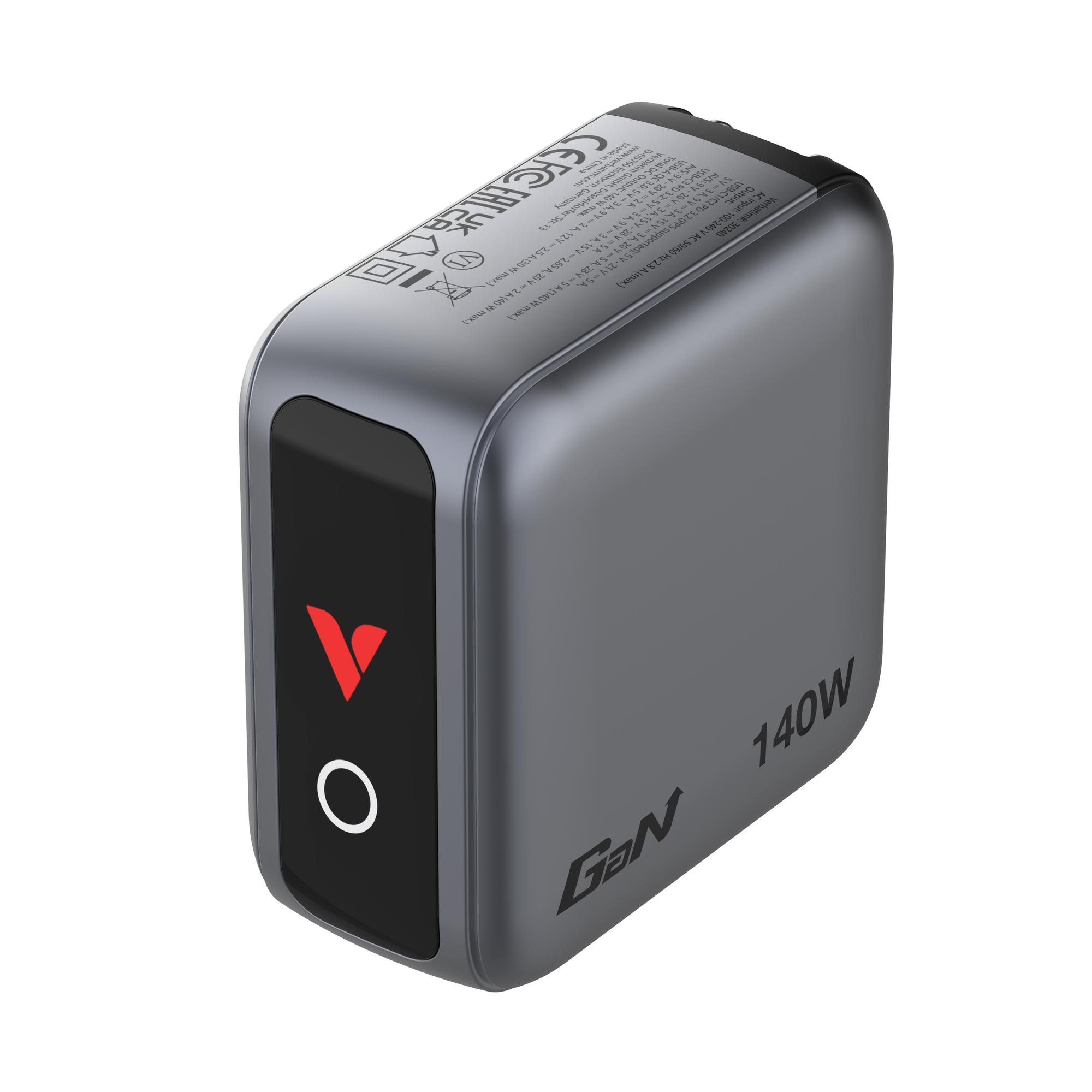 Verbatim Mini Display 140W mit Kabel / 30240 Noir
