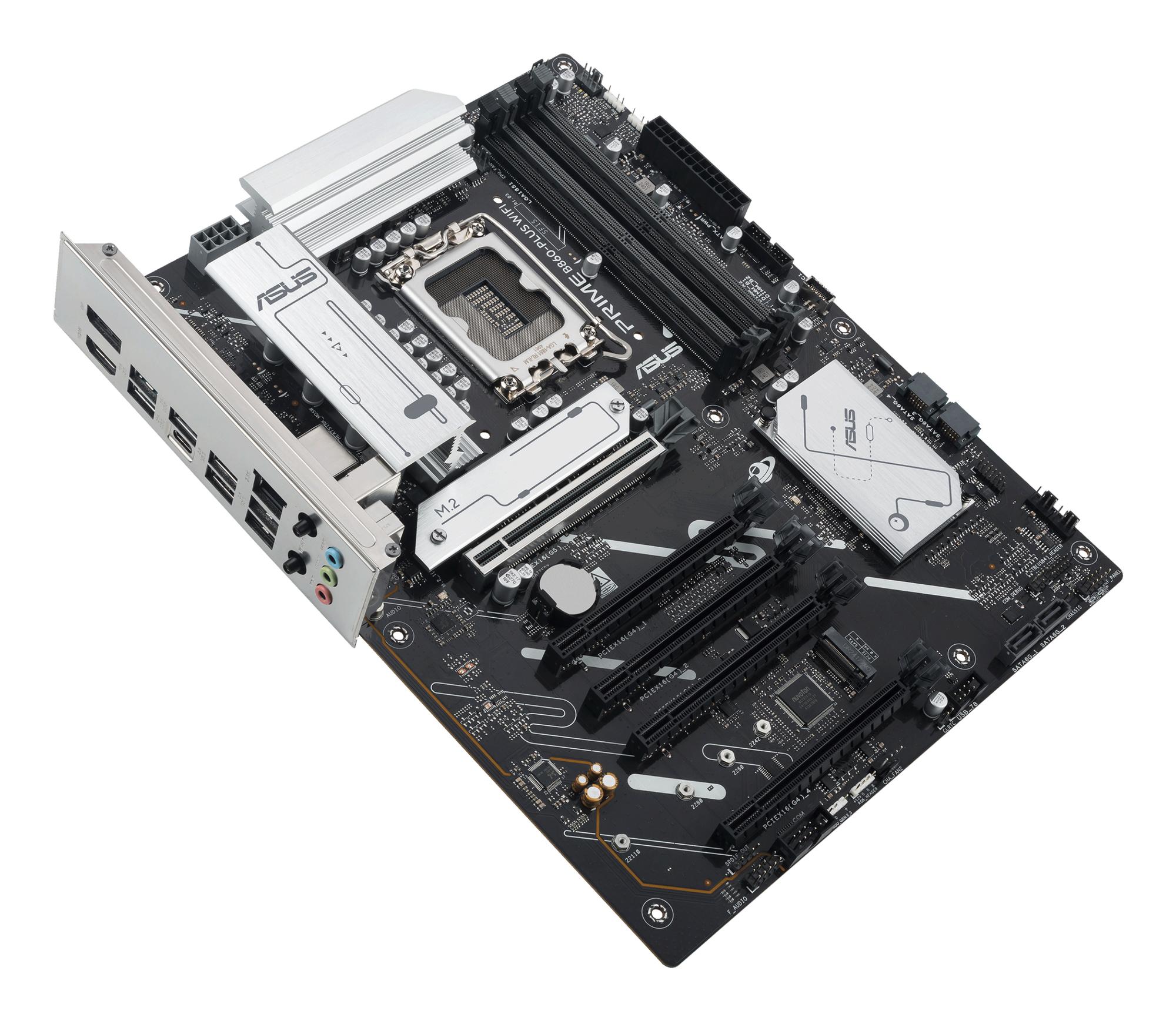 ASUS Carte mère PRIME B860-PLUS WIFI / 90MB1K50-M0EAY0 Aluminium, noir