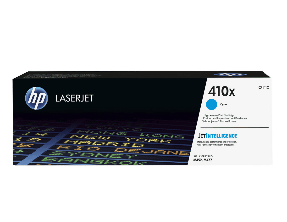 HP Tóner 410X / CF411X Cyan XL