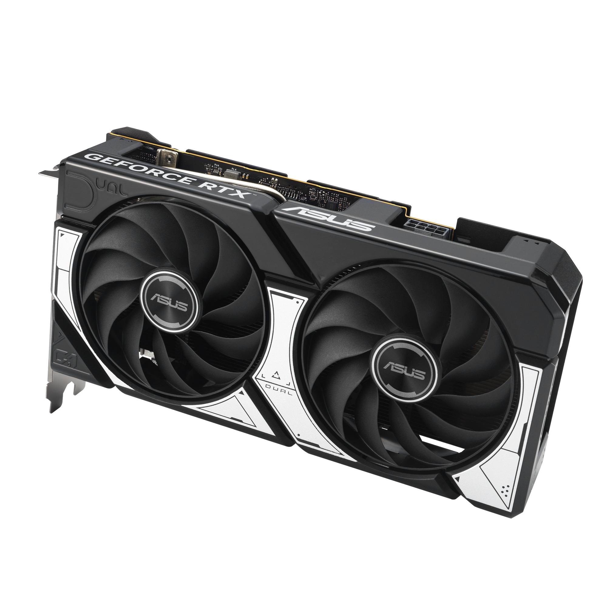 ASUS Grafikkarte DUAL RTX5060 O8G / 90YV0N12-M0NA00 Schwarz, Grau
