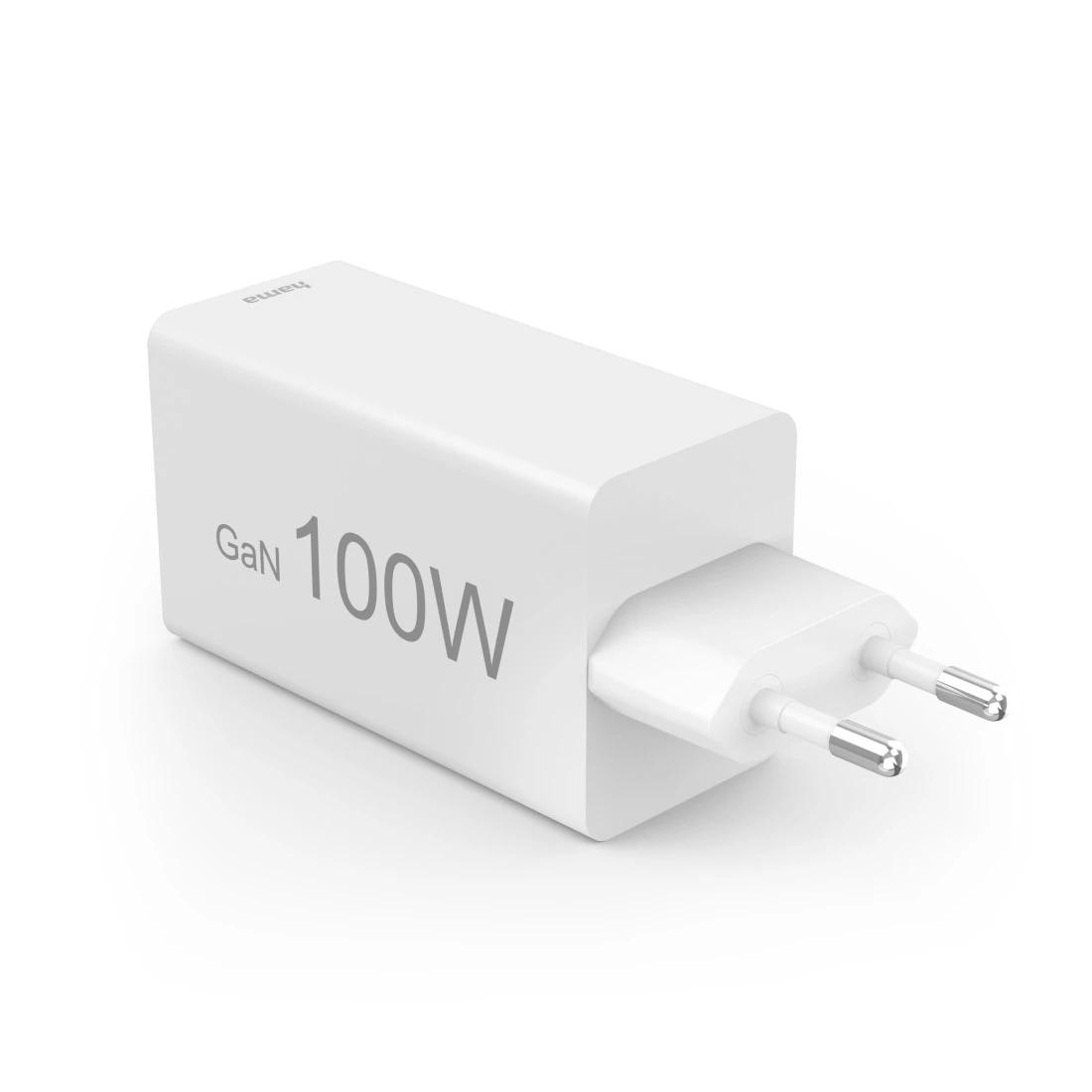 Hama Caricabatterie wireless USB-C USB-A 100W / 00201997 Bianco