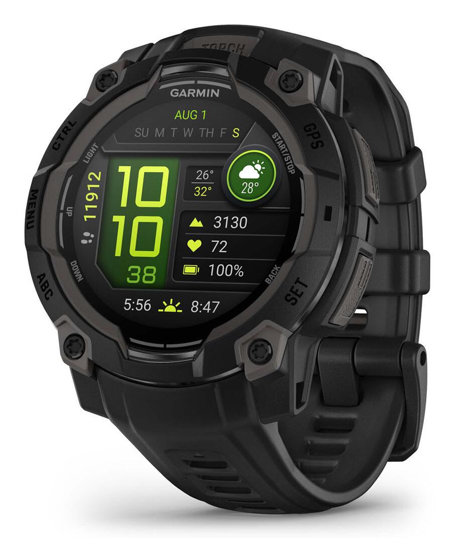 Garmin Wearable Instinct 3 45mm / 010-02936-00 Noir Standard 3,05 cm (1,2")