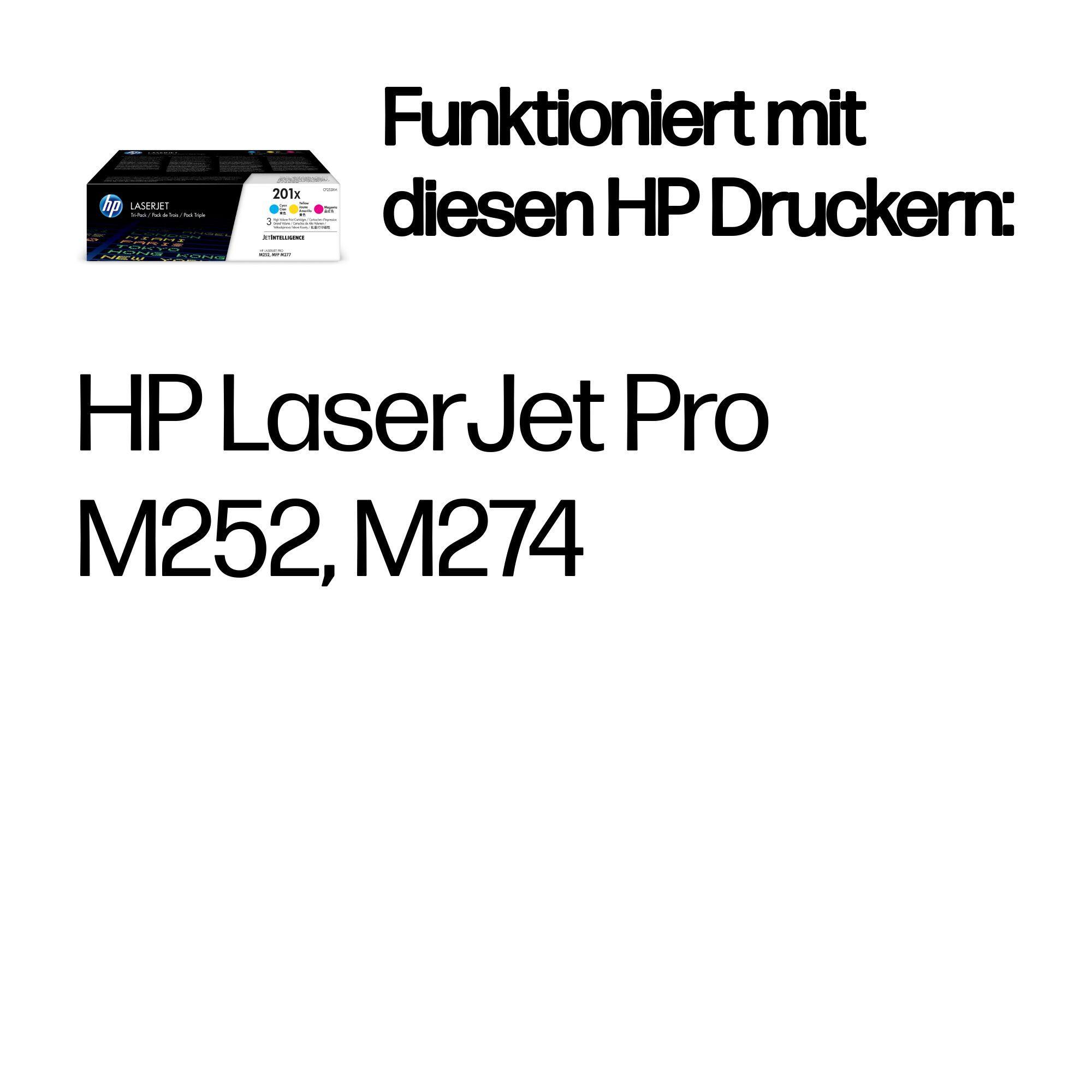 HP Toner 201X / CF253XM C,M,Y Multipack