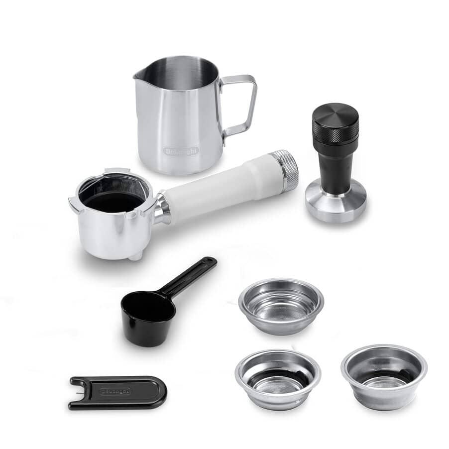 De’Longhi Portafilter machine Dedica Duo / EC890.WI White