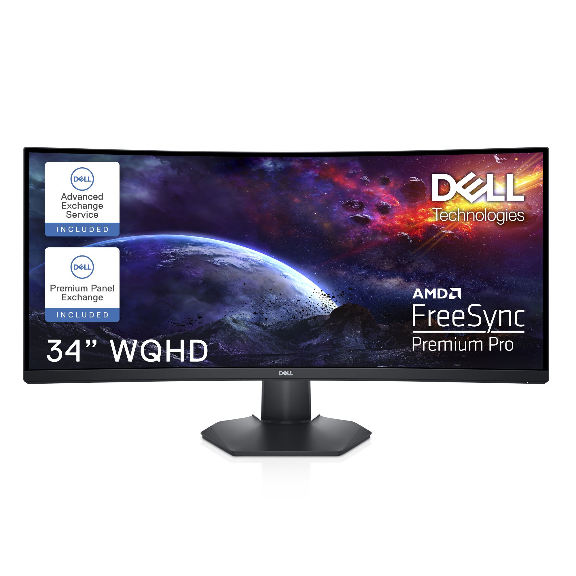 Dell Monitor S3422DWG / 210-AZZE Schwarz