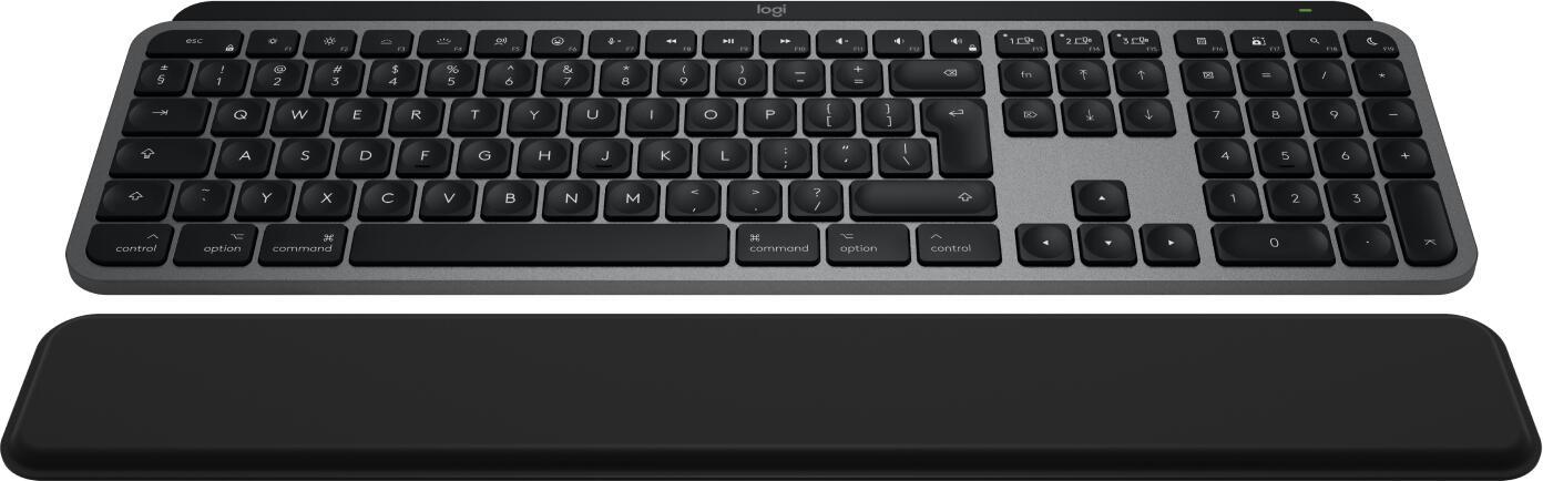 Logitech Set de ratón y teclado MX Keys S Combo für Mac / 920-012845 Aluminio, negro Standard