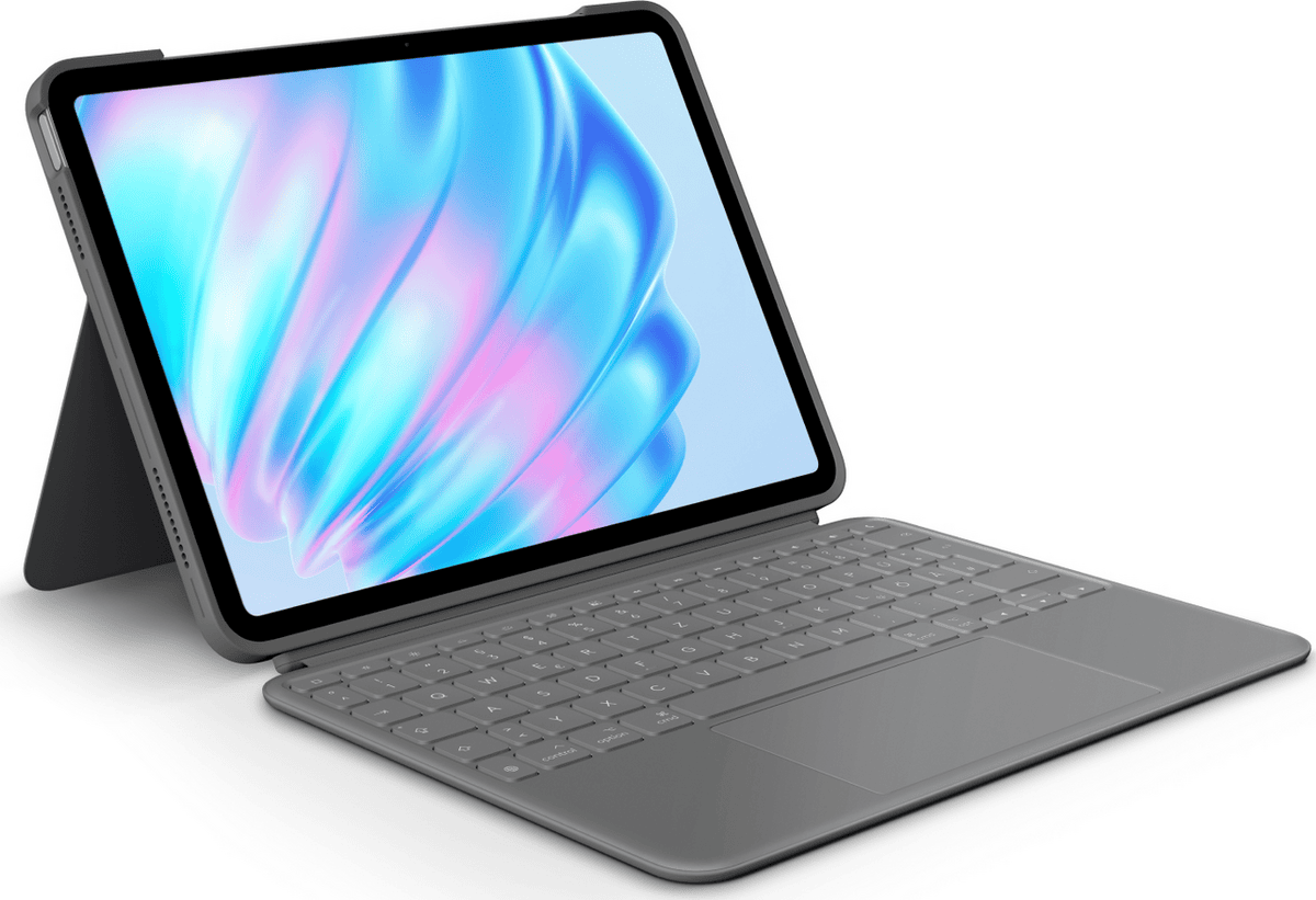 Logitech Tapa y teclado Combo Touch für iPad Air / 920-012629 Gris