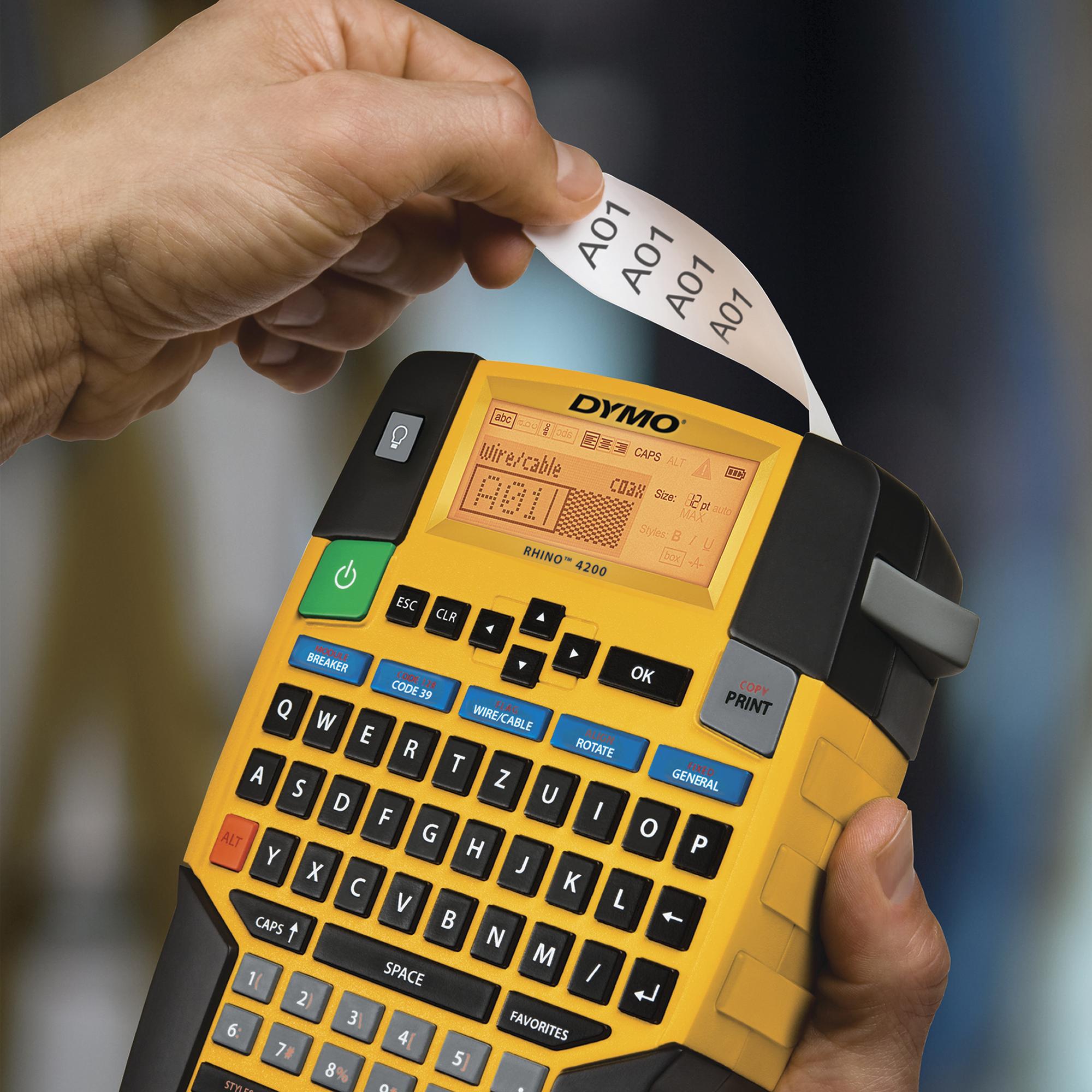 DYMO Label printer RH4200K / 1852998 Black, yellow Multipack