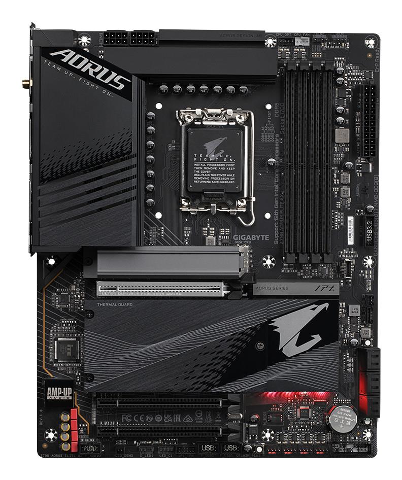 GIGABYTE Mainboard Z790 AORUS ELITE AX Schwarz