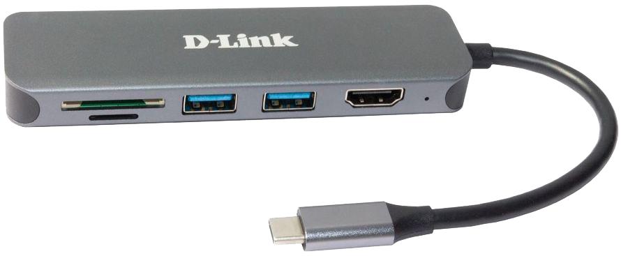 D-Link Docking station DUB-2327 / DUB-2327 Grey