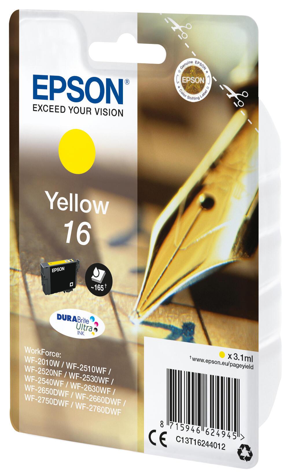 Epson Tinta 16 / C13T16244012 Amarillo Standard