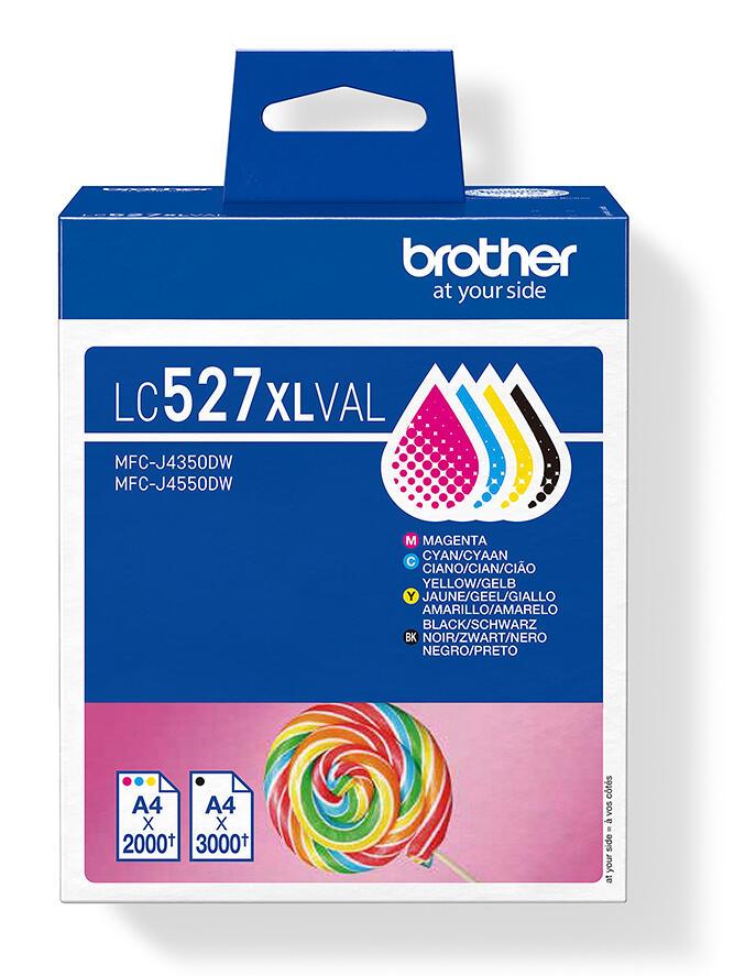 Brother Inchiostro LC-527XLVAL / LC527XLVAL BK, C, M, Y XL