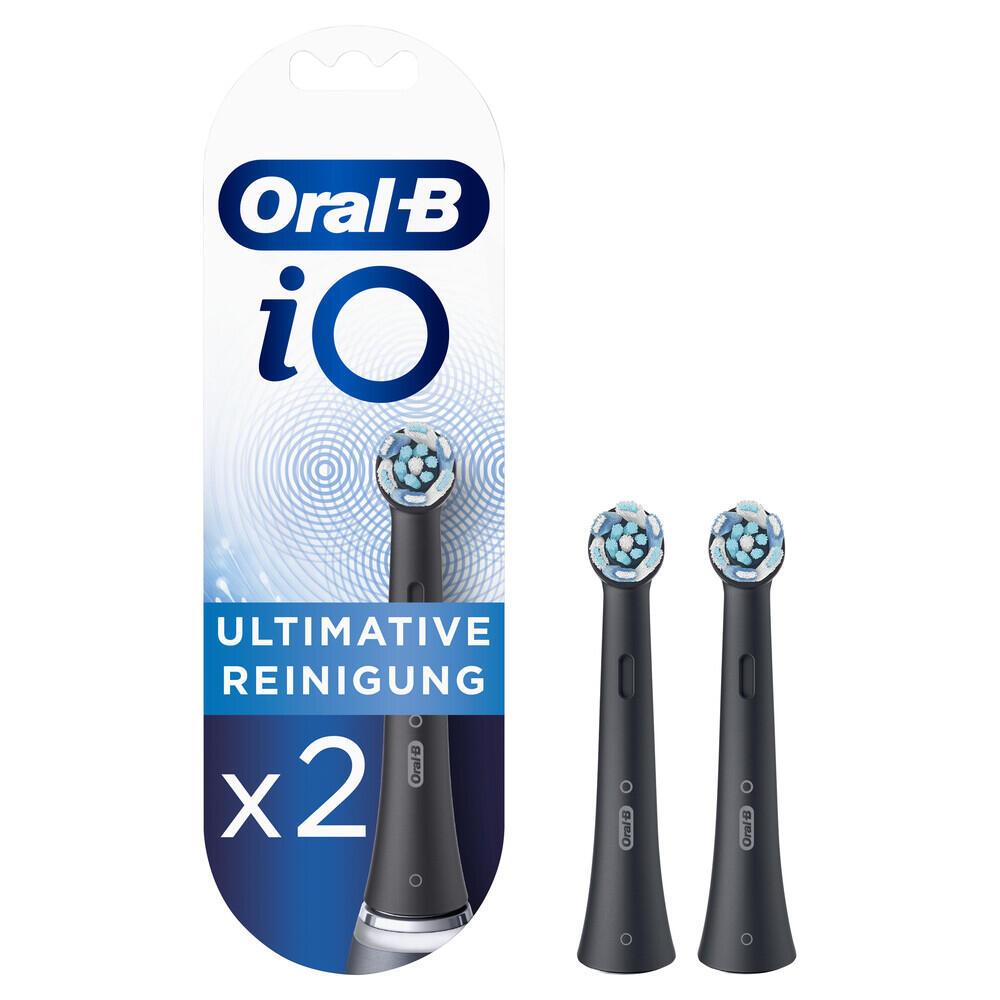 Oral-B Sonic toothbrush head 2x iO / 4210201319832 Black Double pack