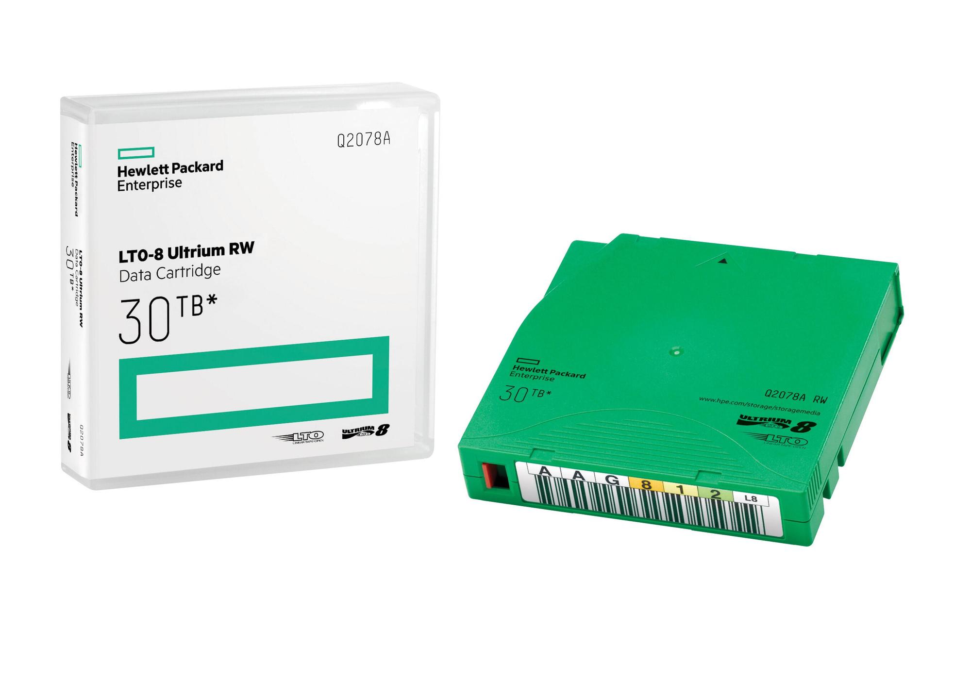 HP LTO-Tape LTO8 / Q2078A Grün