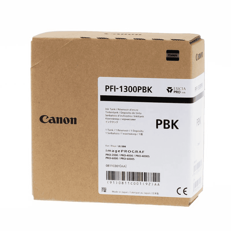Canon Ink PFI-1300PBK / 0811C001 Photo Black