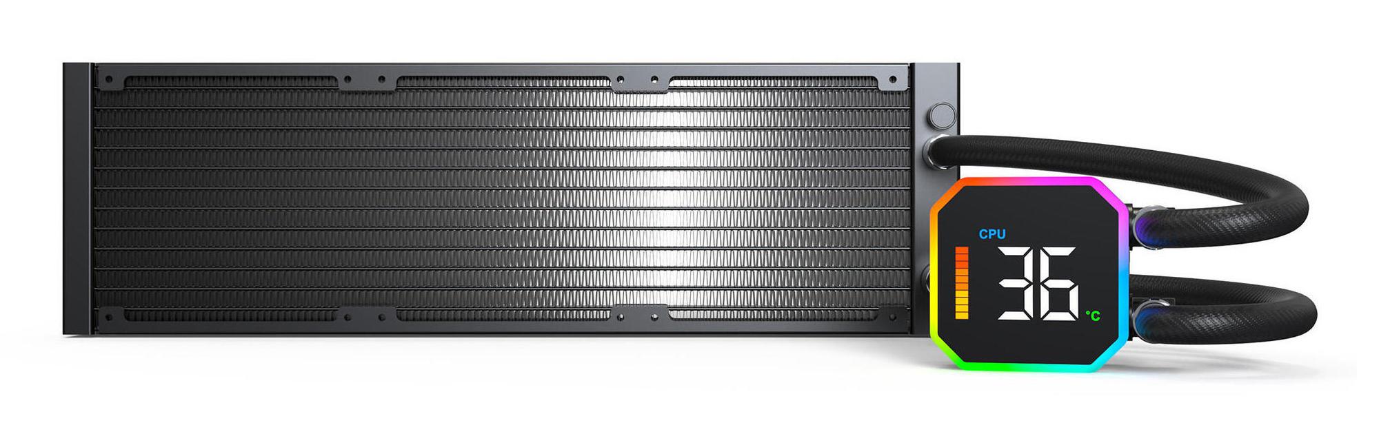Montech Wasserkühlung HyperFlow Digital 360 / HYPERFLOW DIGITAL 360 (B) Schwarz XL