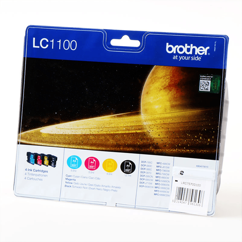 Brother Tinte LC-1100VALBPDR BK,C,M,Y