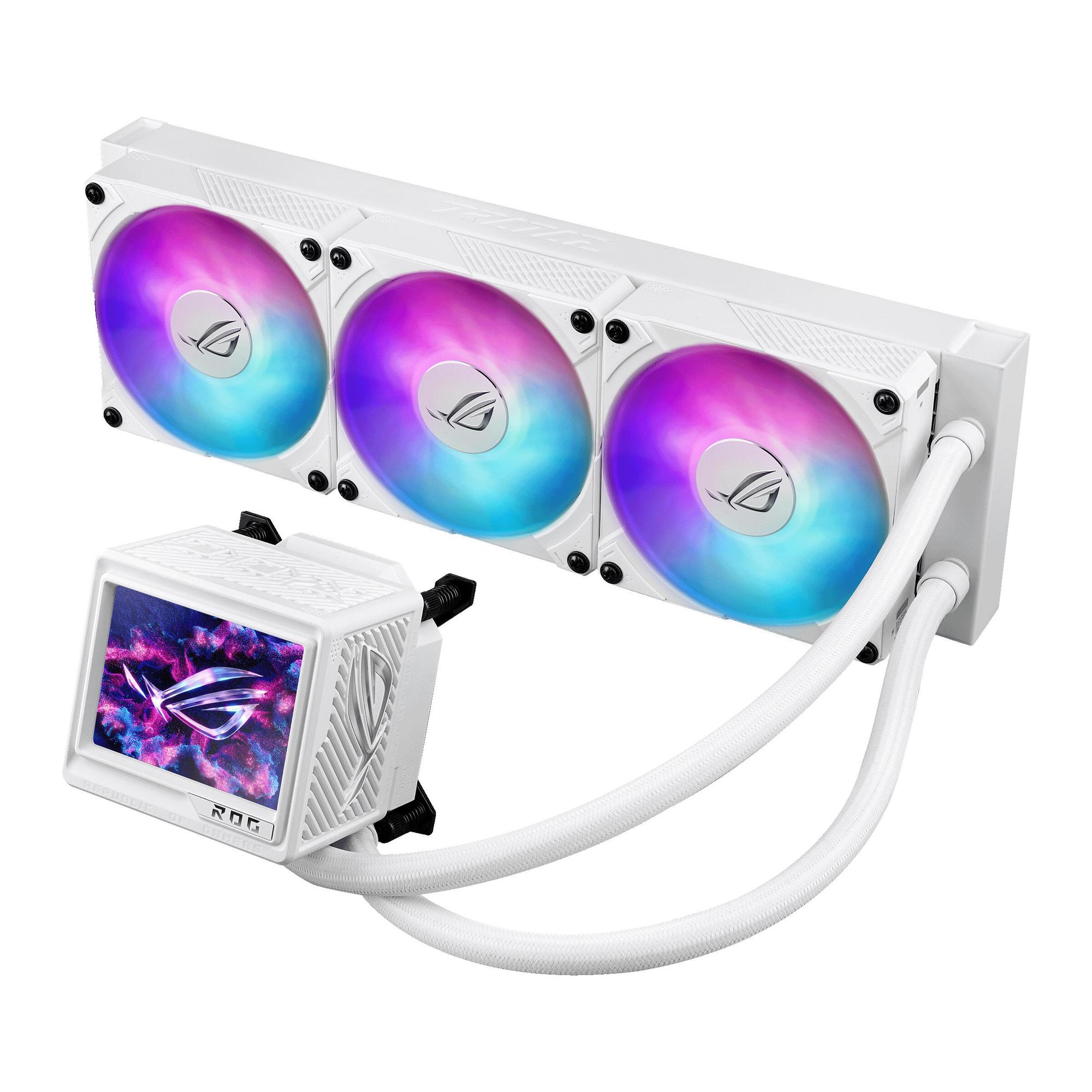 ASUS Refrigeración por agua ROG Ryujin III 360 ARGB Extreme / 90RC0132-M0EAY0 Blanco XL