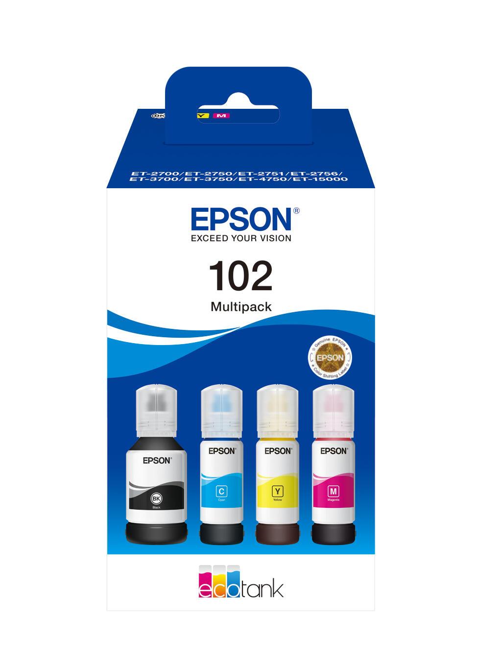 Epson Tinte 102 / C13T03R640 BK,C,M,Y Standard
