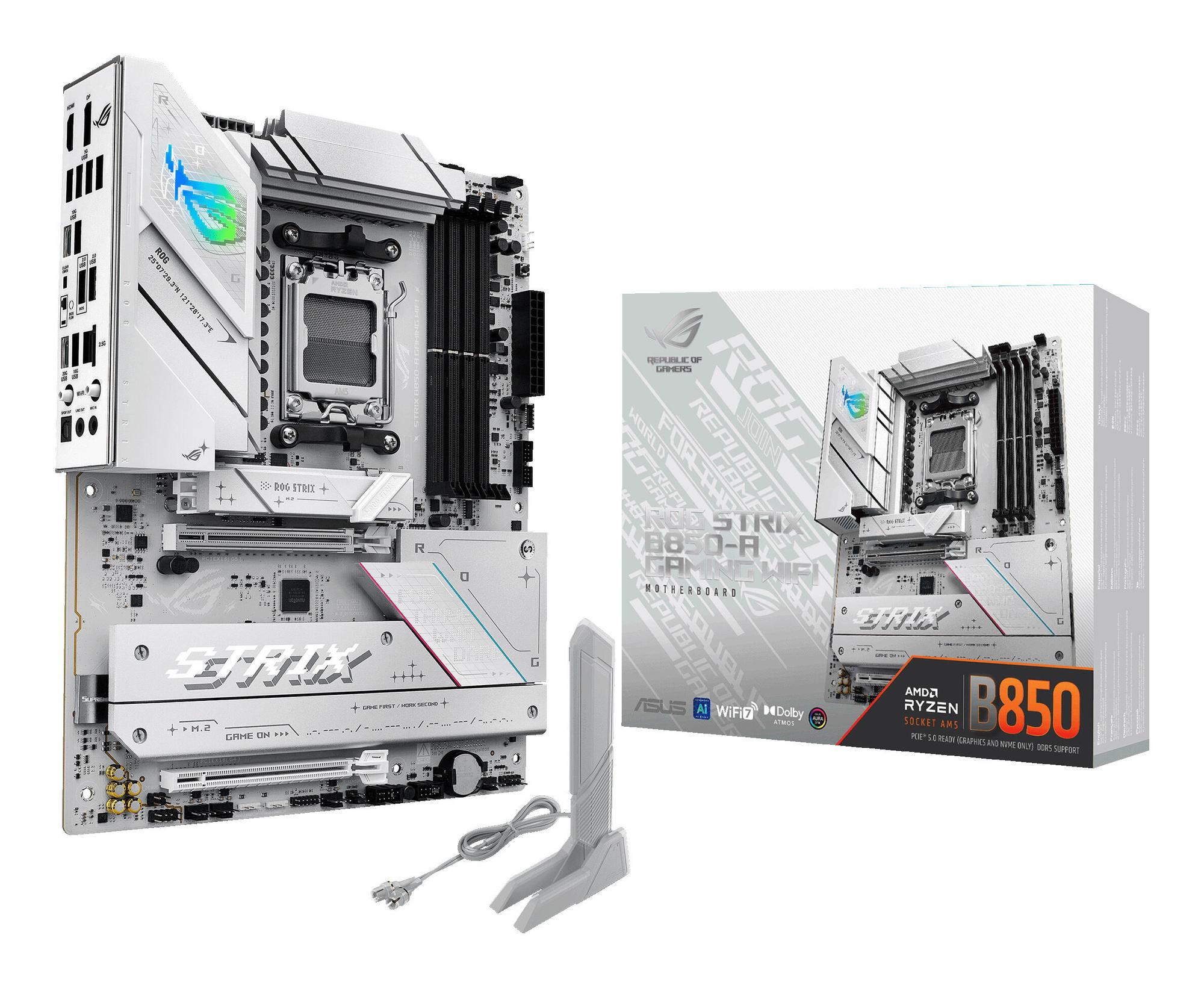 ASUS Carte mère ROG STRIX B850-A GAMING WIFI / 90MB1J50-M0EAY0 Blanc