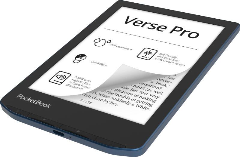 PocketBook lettore di eBook Verse Pro EU / PB634-A-WW Nero, blu S 15,2 cm (6")
