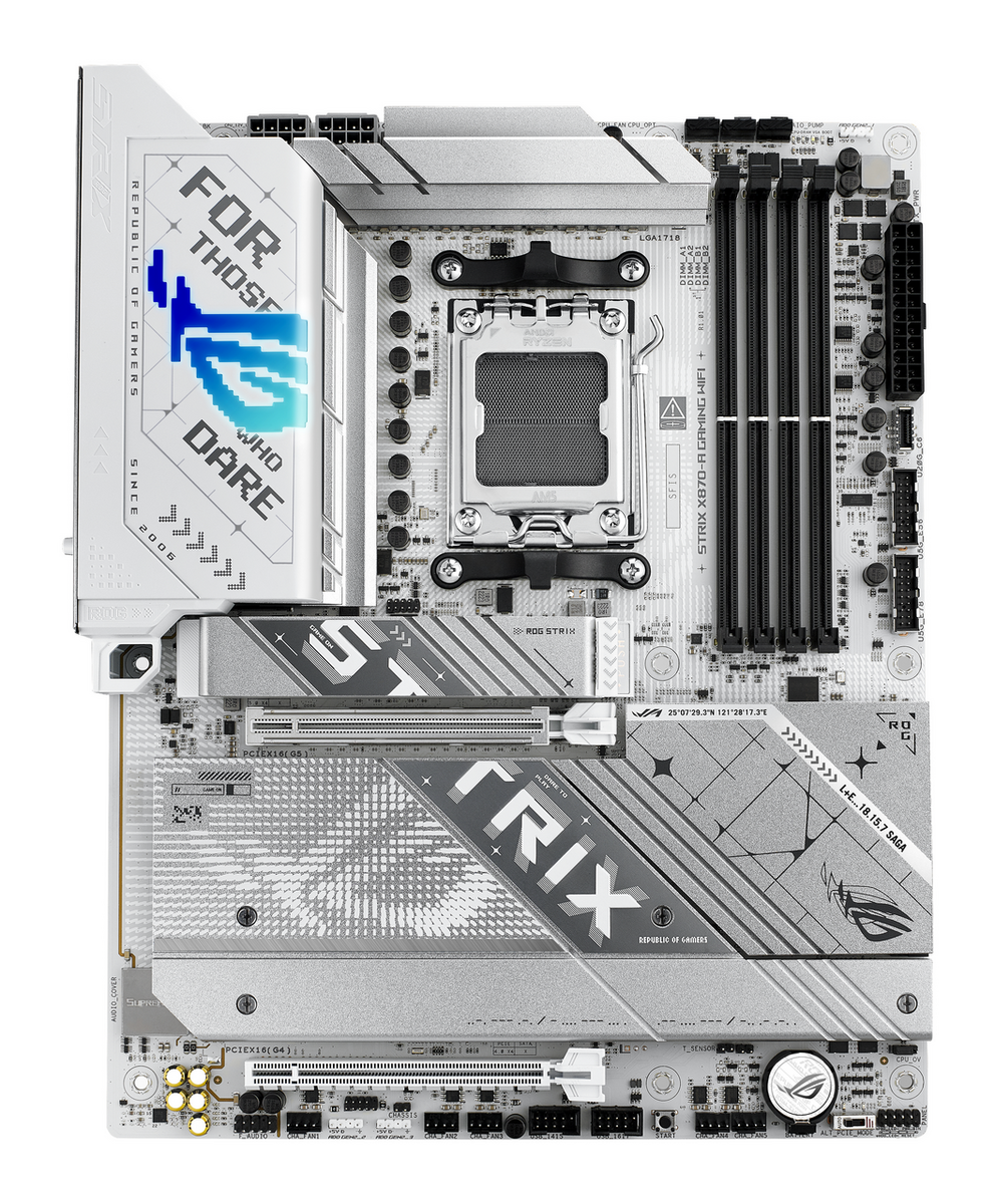 Asus Placa madre ROG Strix X870-A Gaming WiFi / 90MB1IF0-M0EAY0 Blanco
