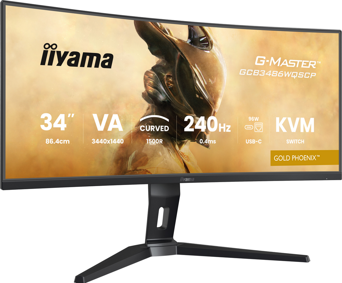 IIYAMA Monitor G-Master GCB3486WQSCP-B1 / GCB3486WQSCP-B1 Schwarz