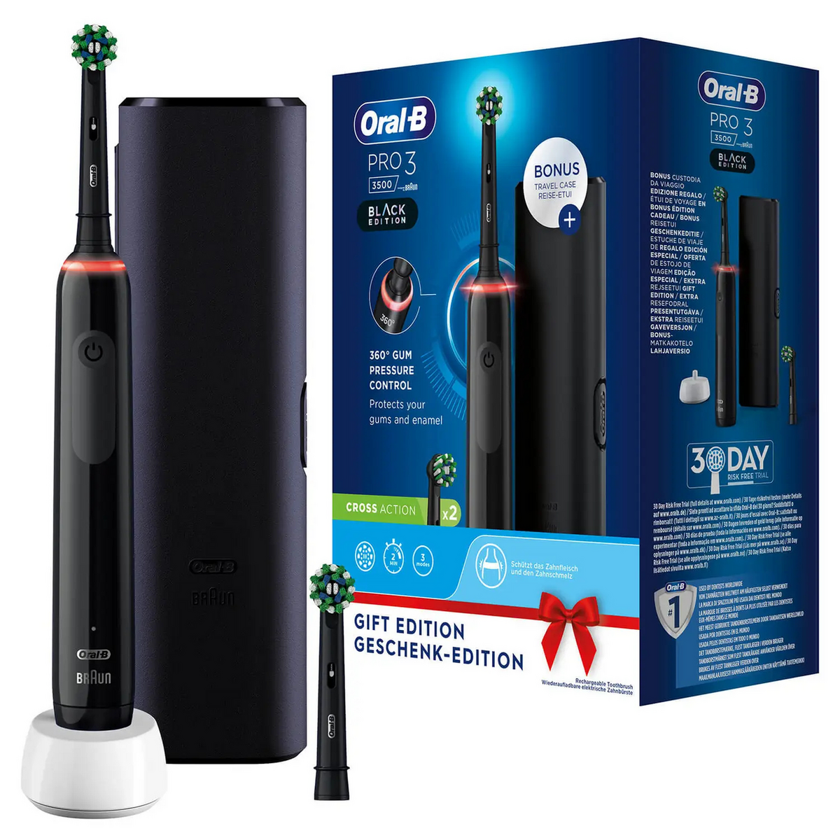 Oral-B Cepillo de dientes 3500 / 759912 Negro
