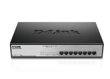 D-Link Switch GS1008M / DGS-1008MP Schwarz