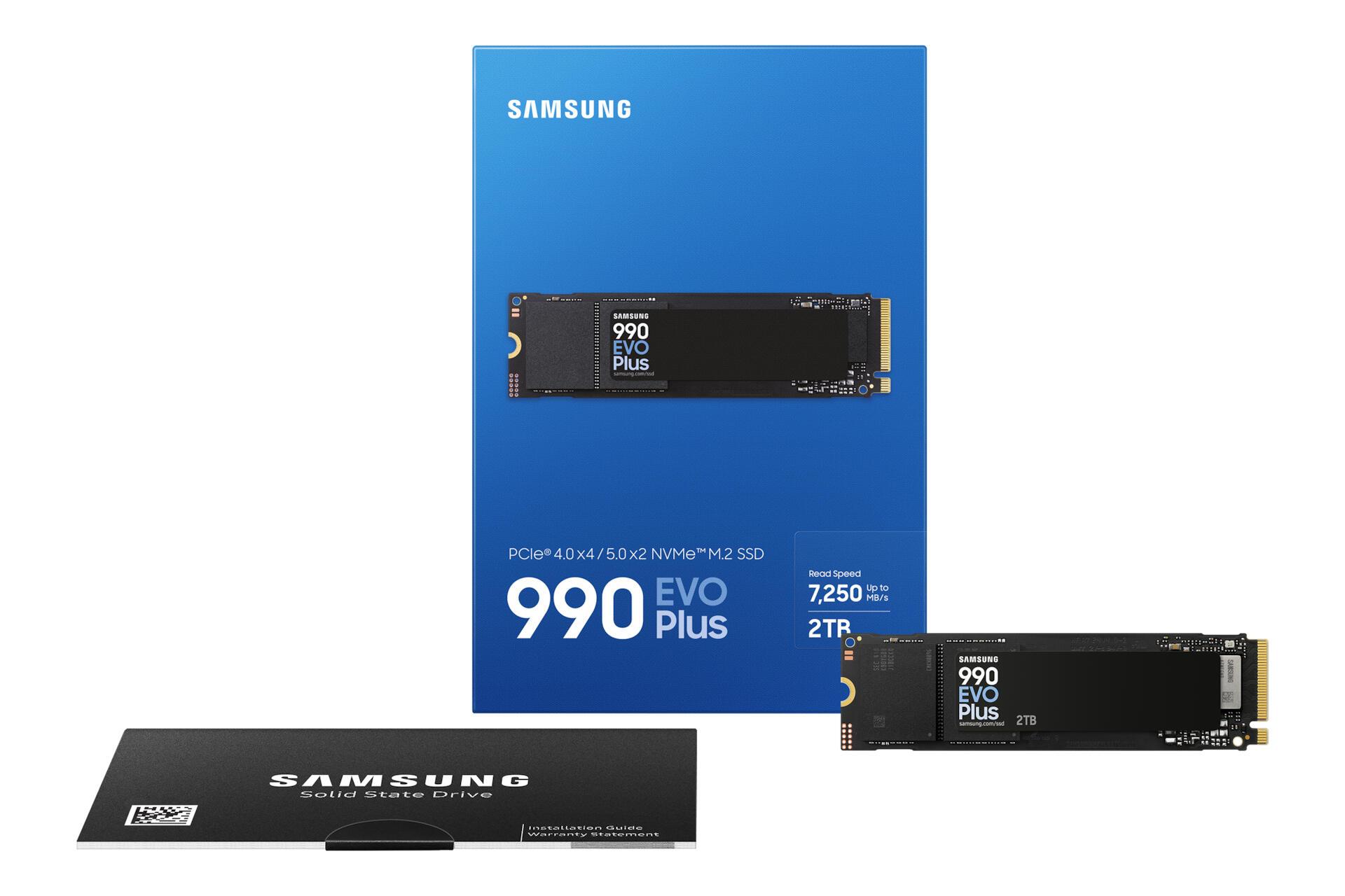 Samsung M.2 SSD 990 Evo Plus, 2TB / MZ-V9S2T0BW Schwarz