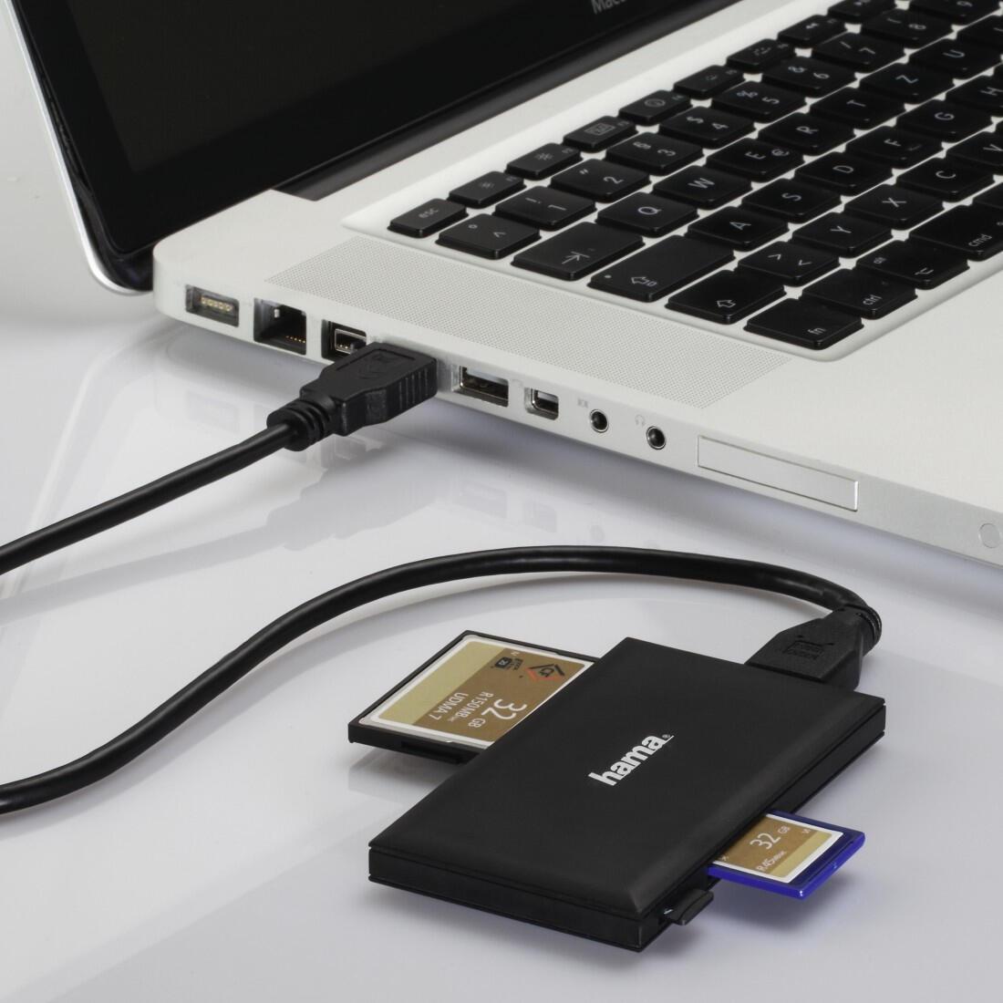 Hama SD card reader Multi-Card / 00181018 Black L