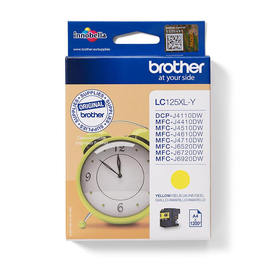 Brother Tinta LC-125XLY / LC125XLY Amarillo Standard