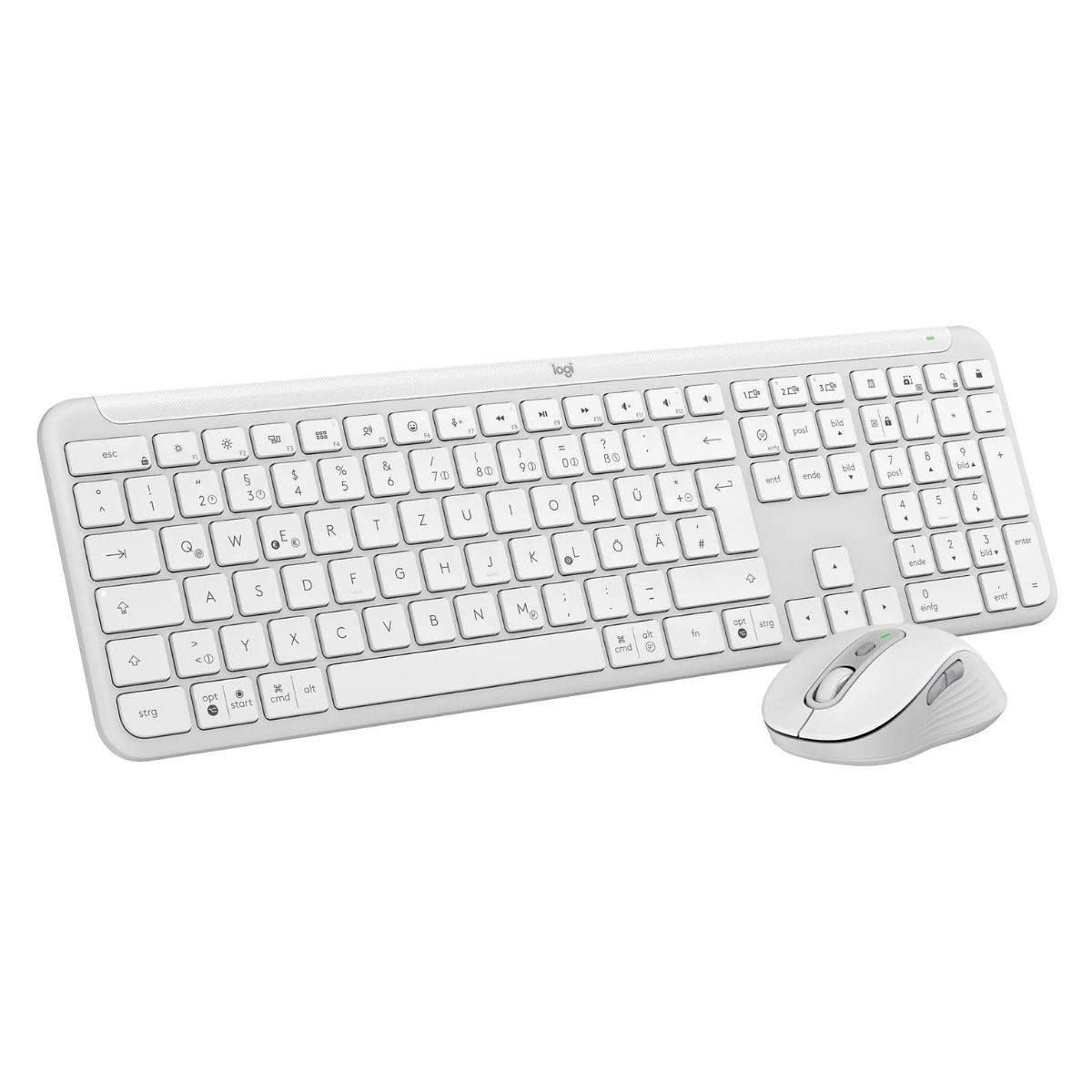 Logitech Mouse and keyboard set MK950 Signature Slim / 920-012484 White