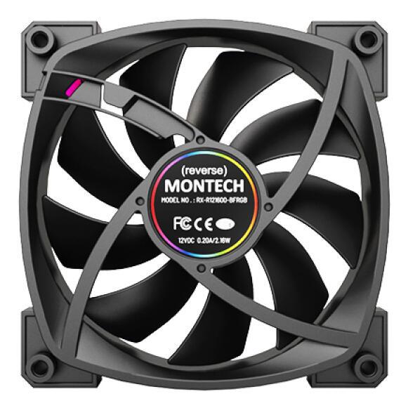 Montech Lüfter RX120 / RX120 3 IN 1 PACK (B) Schwarz 3-Pack