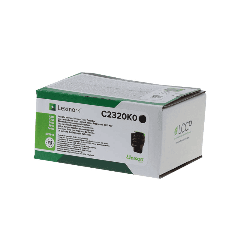 Lexmark Toner C2320K0 Schwarz