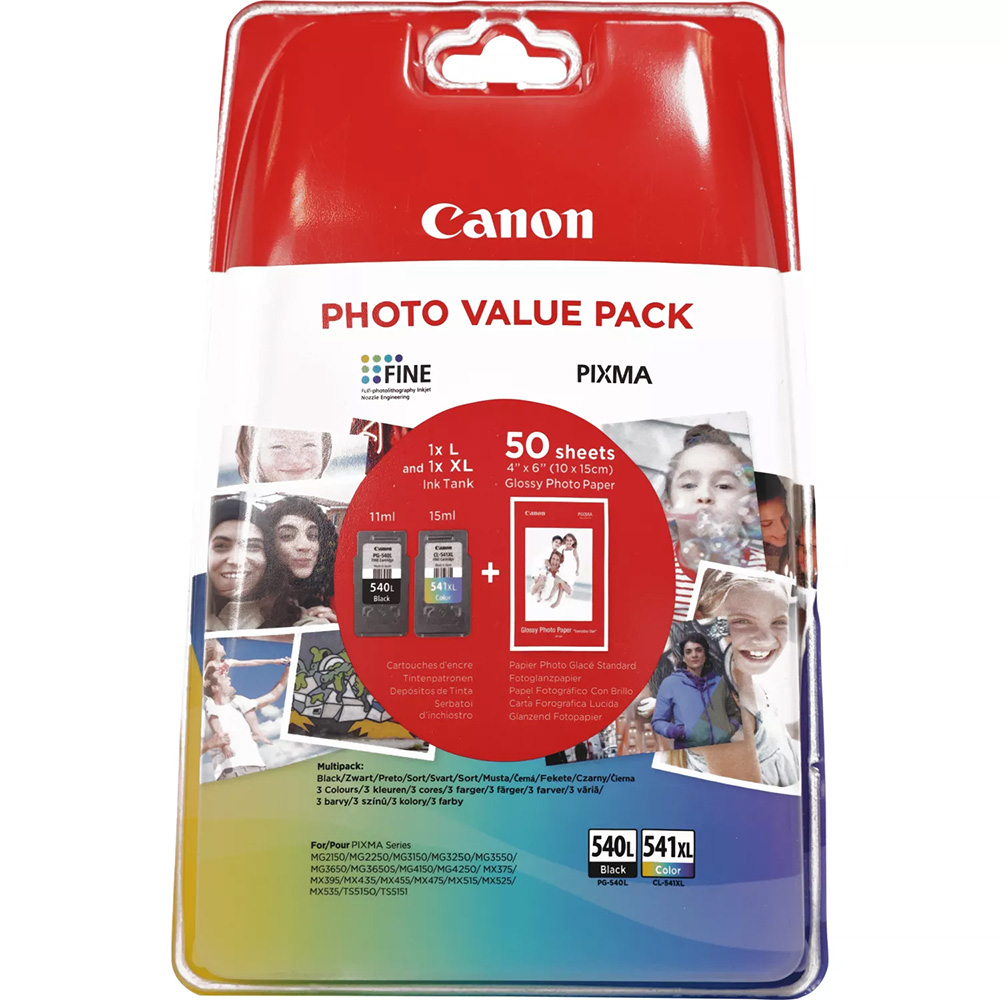 Canon Tinte PG-540L/CL-541XL / 5224B007 BK,C,M,Y