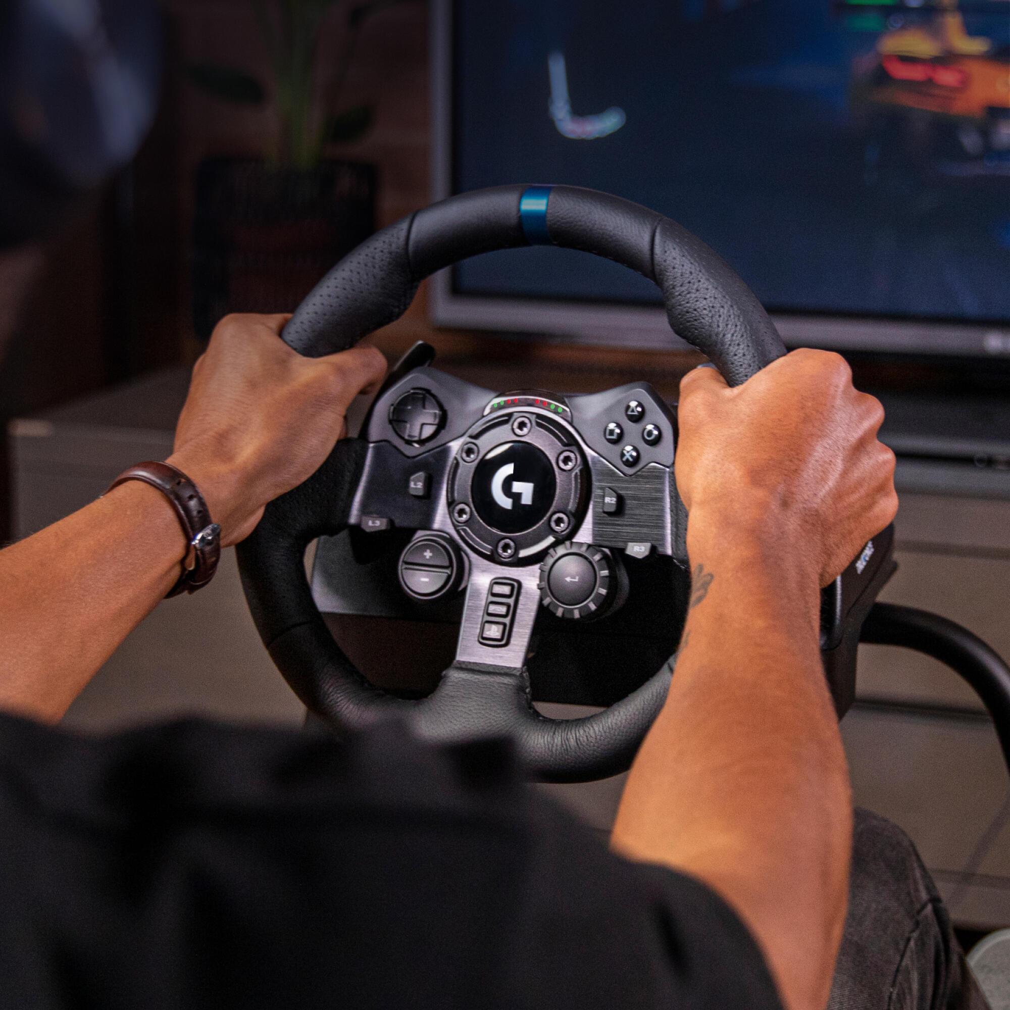 Logitech Contrôleur G923 Wheel und Pedals PS/PC / 941-000149 Noir